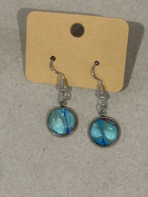 Earrings - Small Round Paint Skin