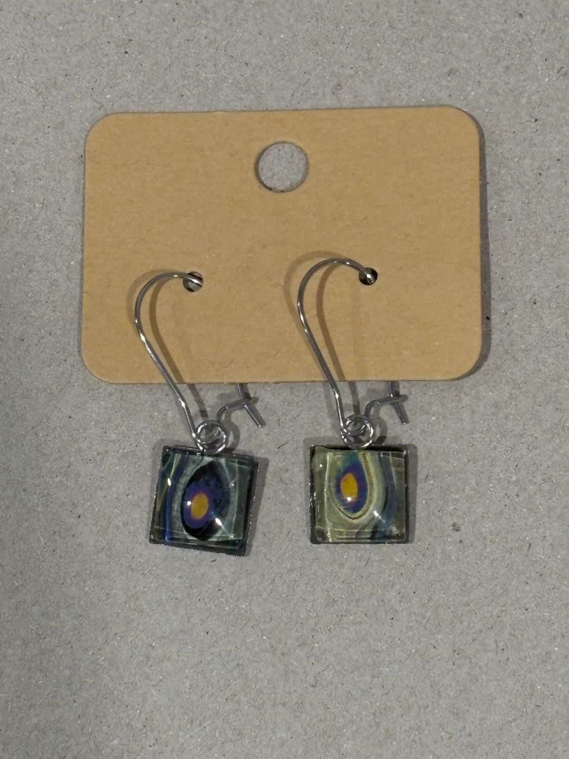 Earrings - Square Paint Skin
