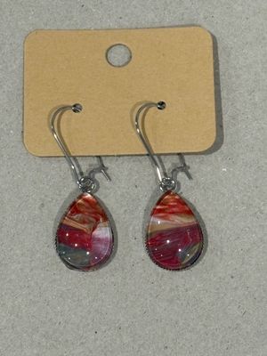 Earrings - Teardrop Paint Skin