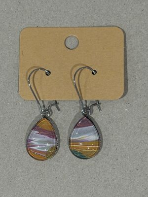 Earrings - Teardrop Paint Skin