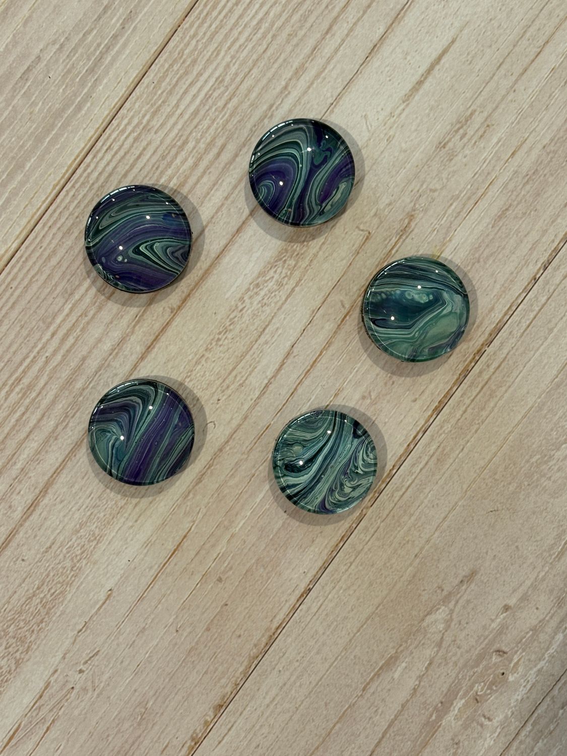 Handmade Unique Magnets X 5 (Set 53)