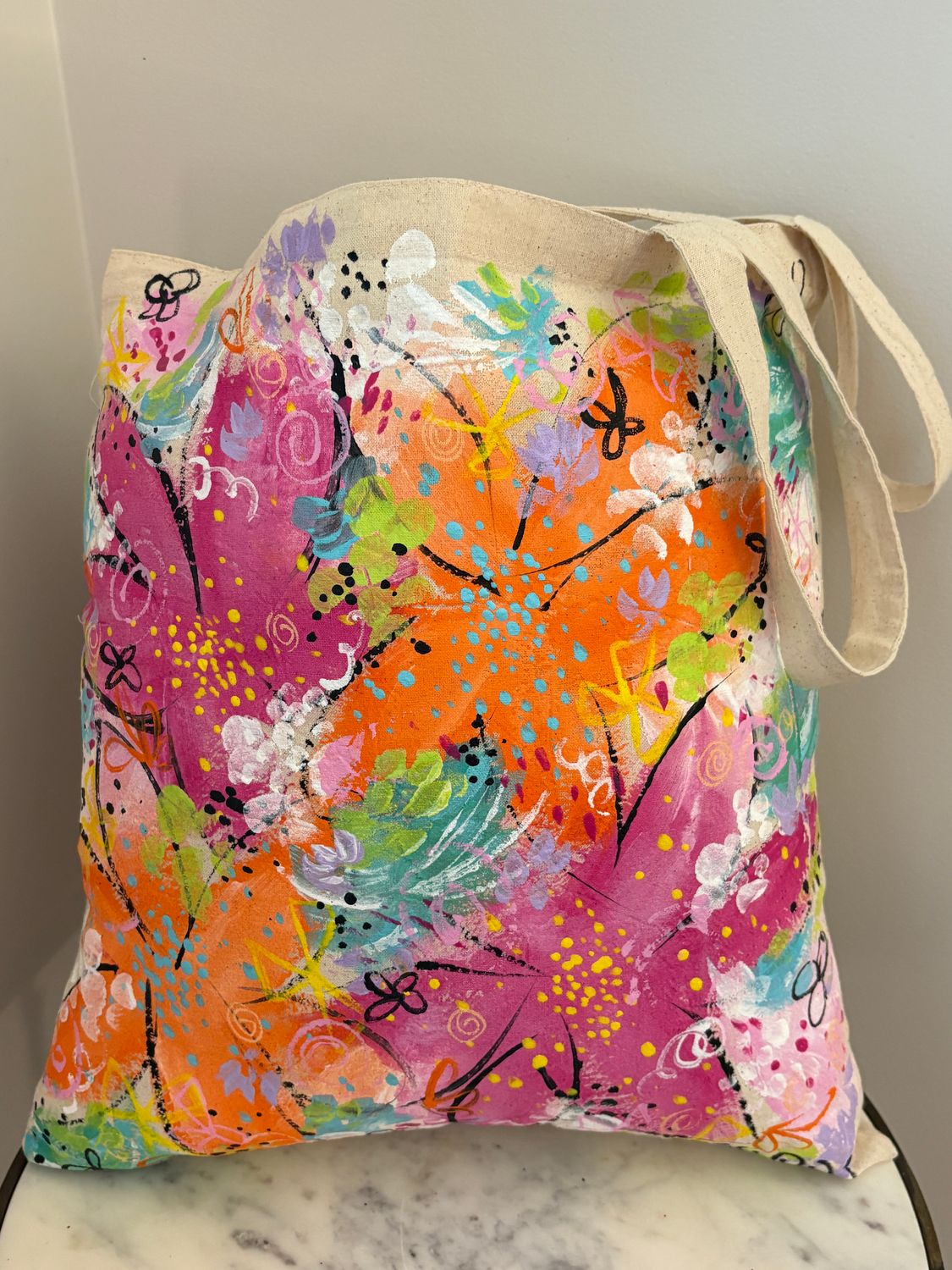 Hand Painted Tote Bag 2