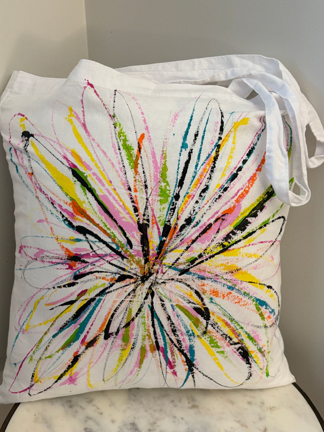 Hand Painted Tote Bag 4