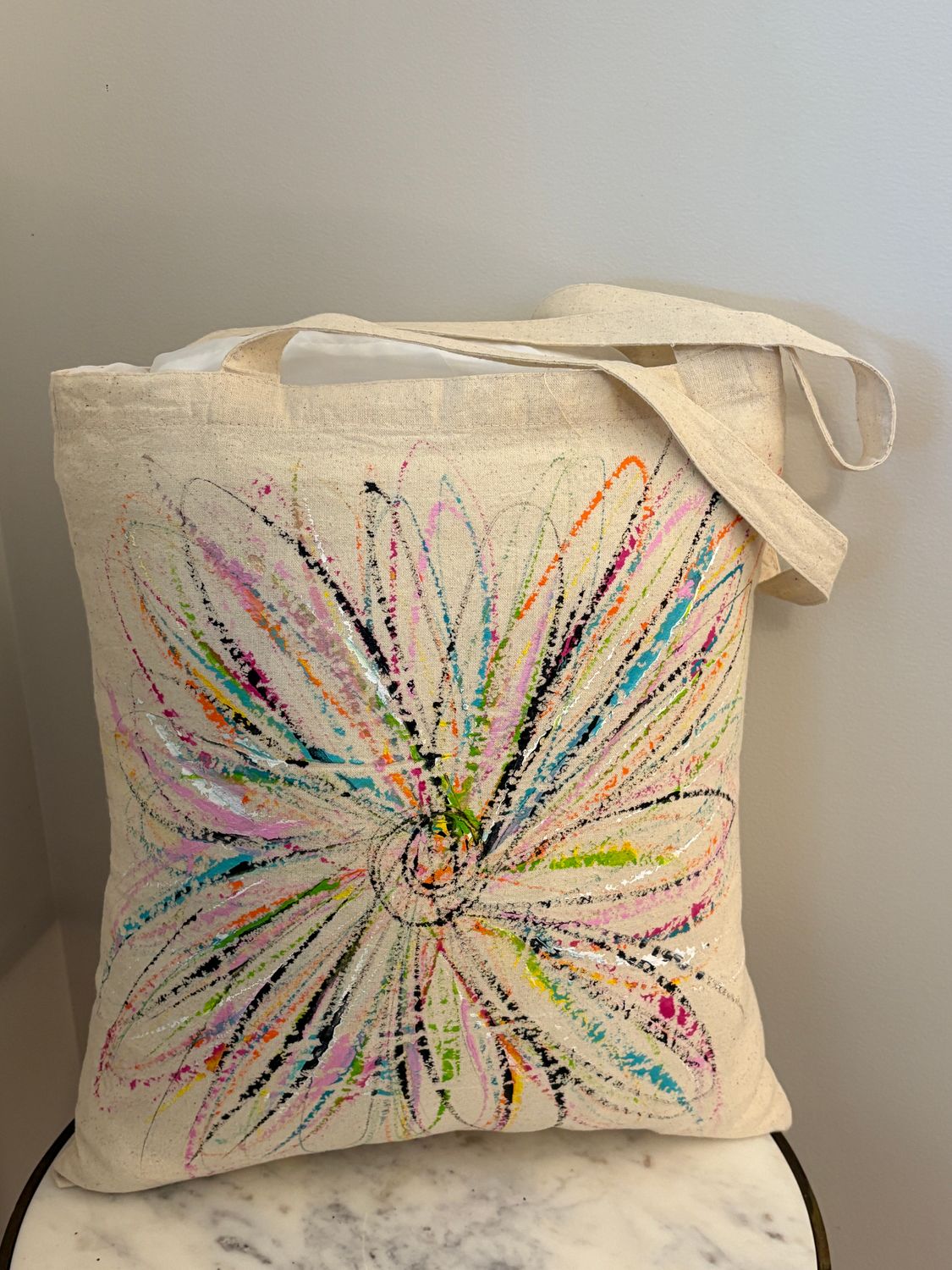 Hand Painted Tote Bag 6