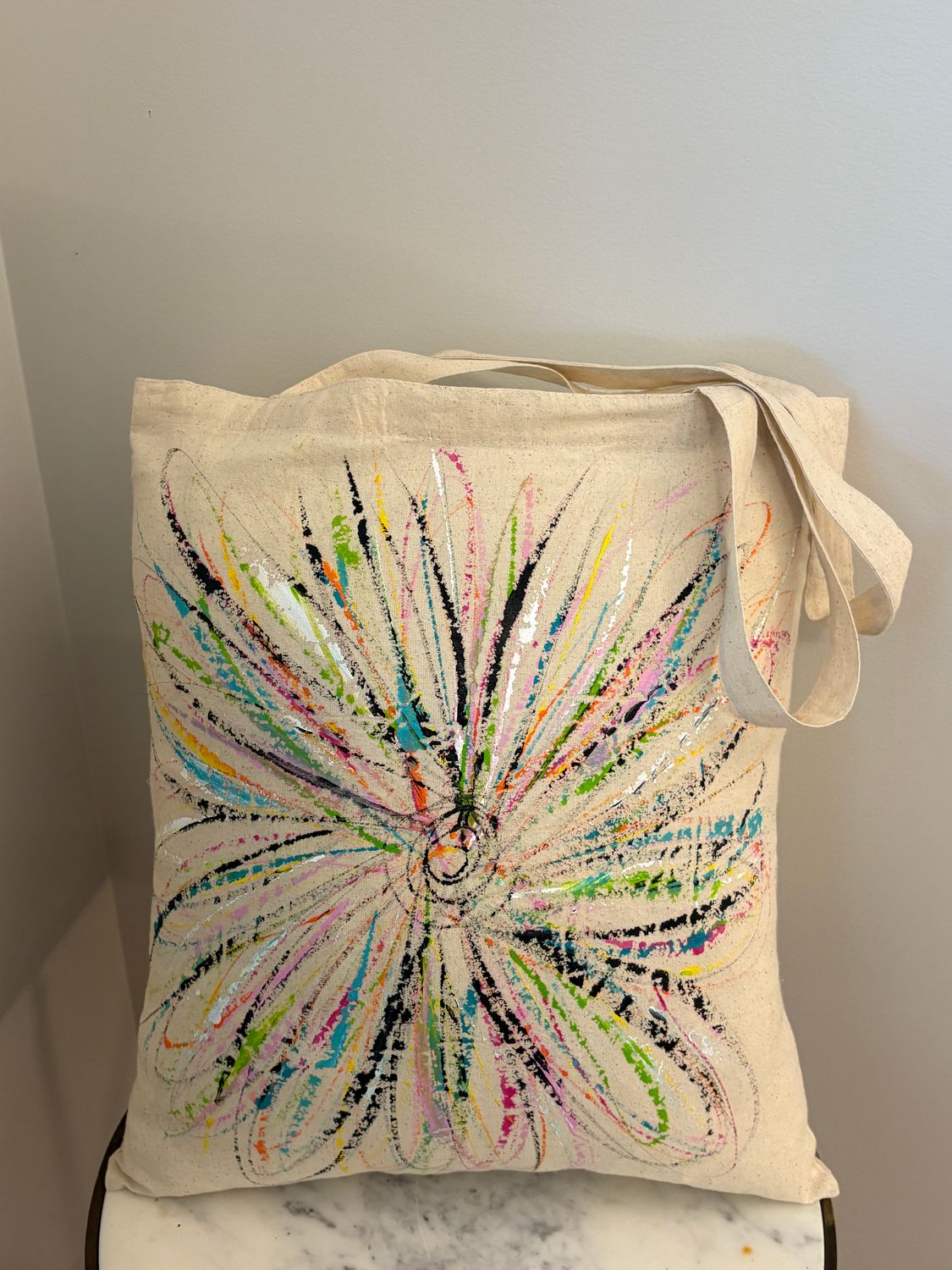 Hand Painted Tote Bag 7