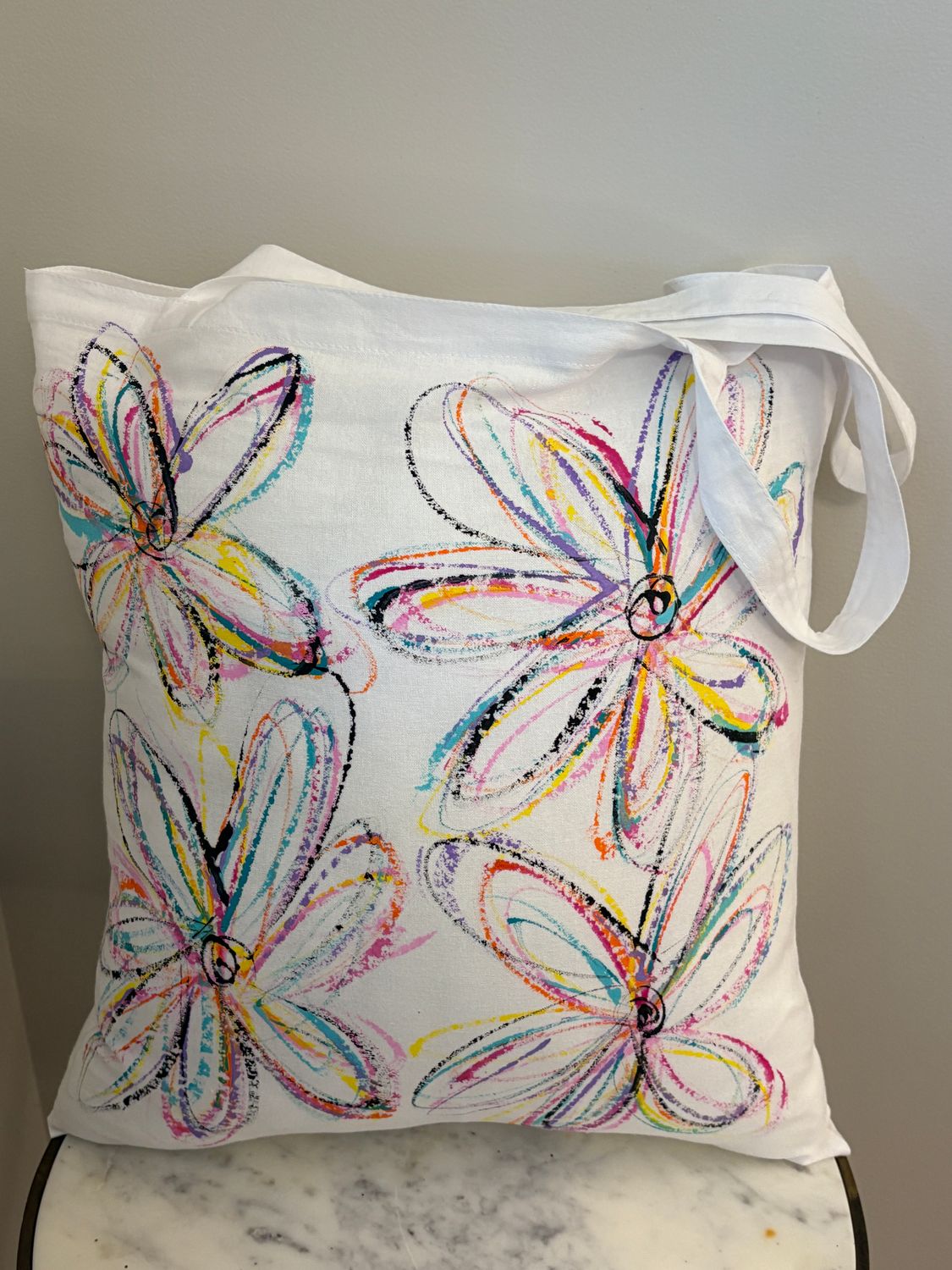 Hand Painted Tote Bag 8