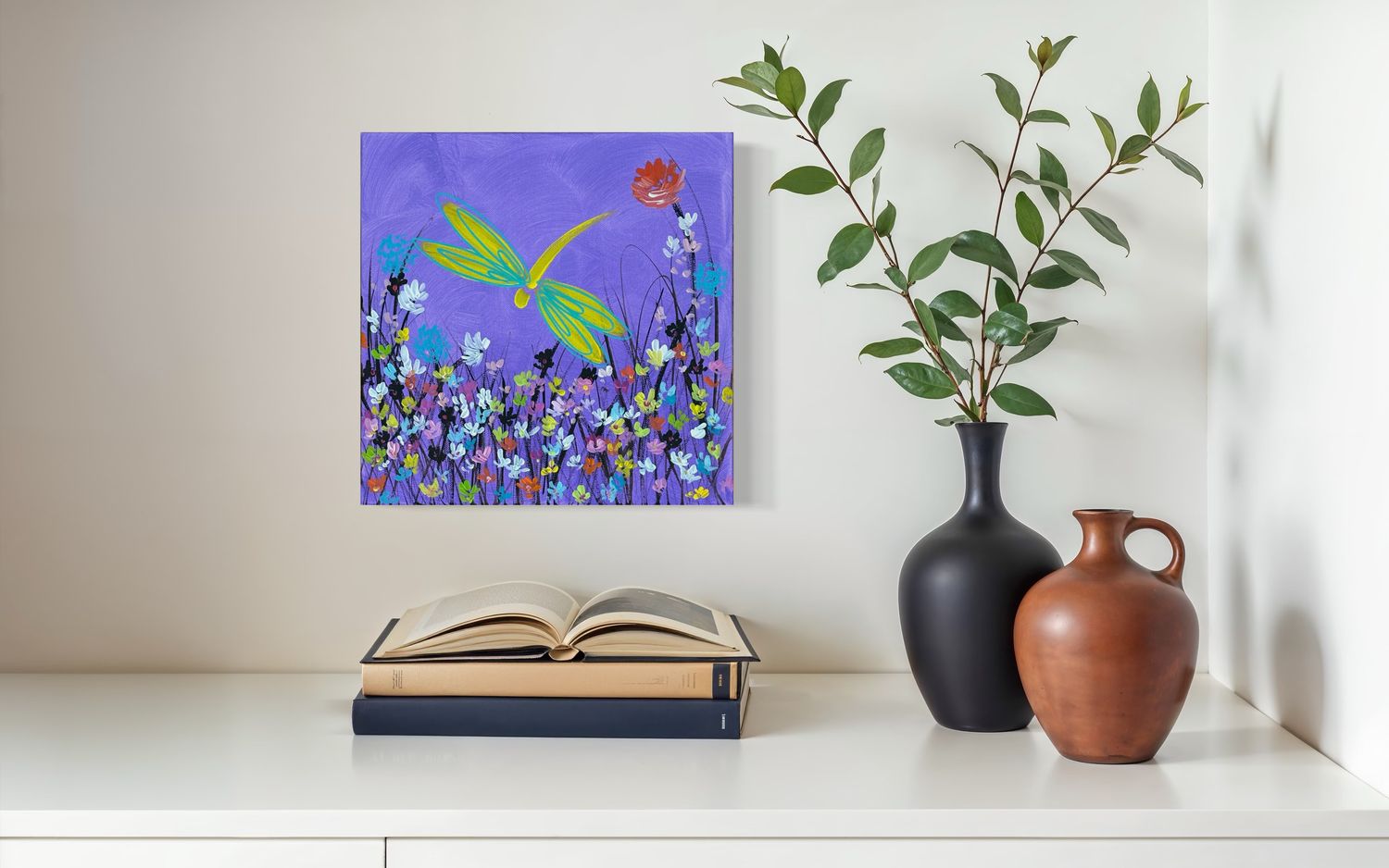 Purple Dragonfly Garden