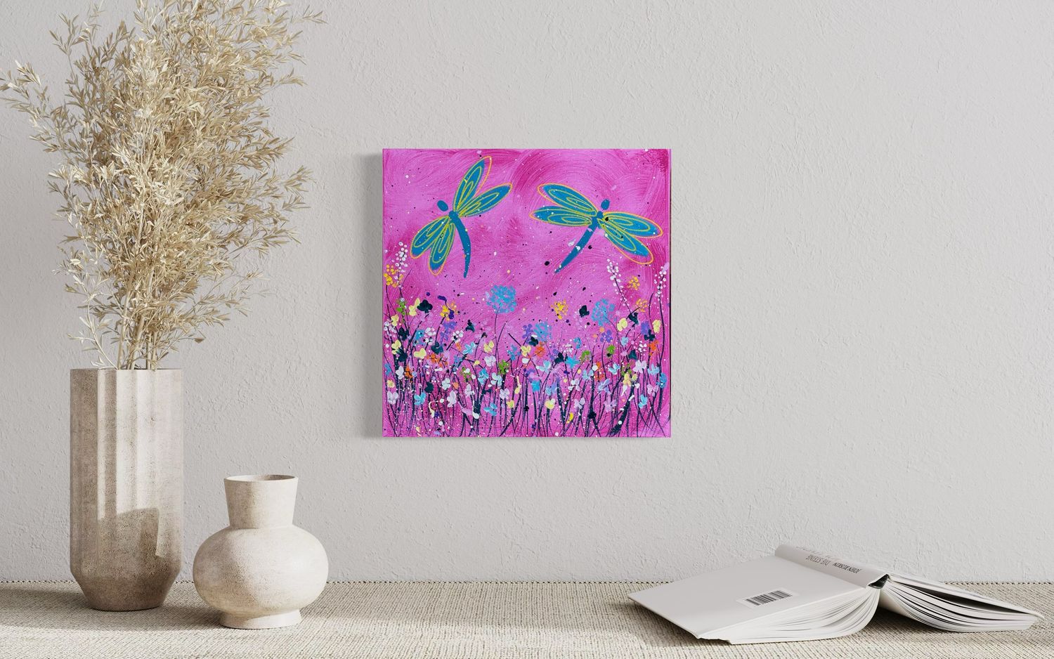 Pink Dragonfly Garden