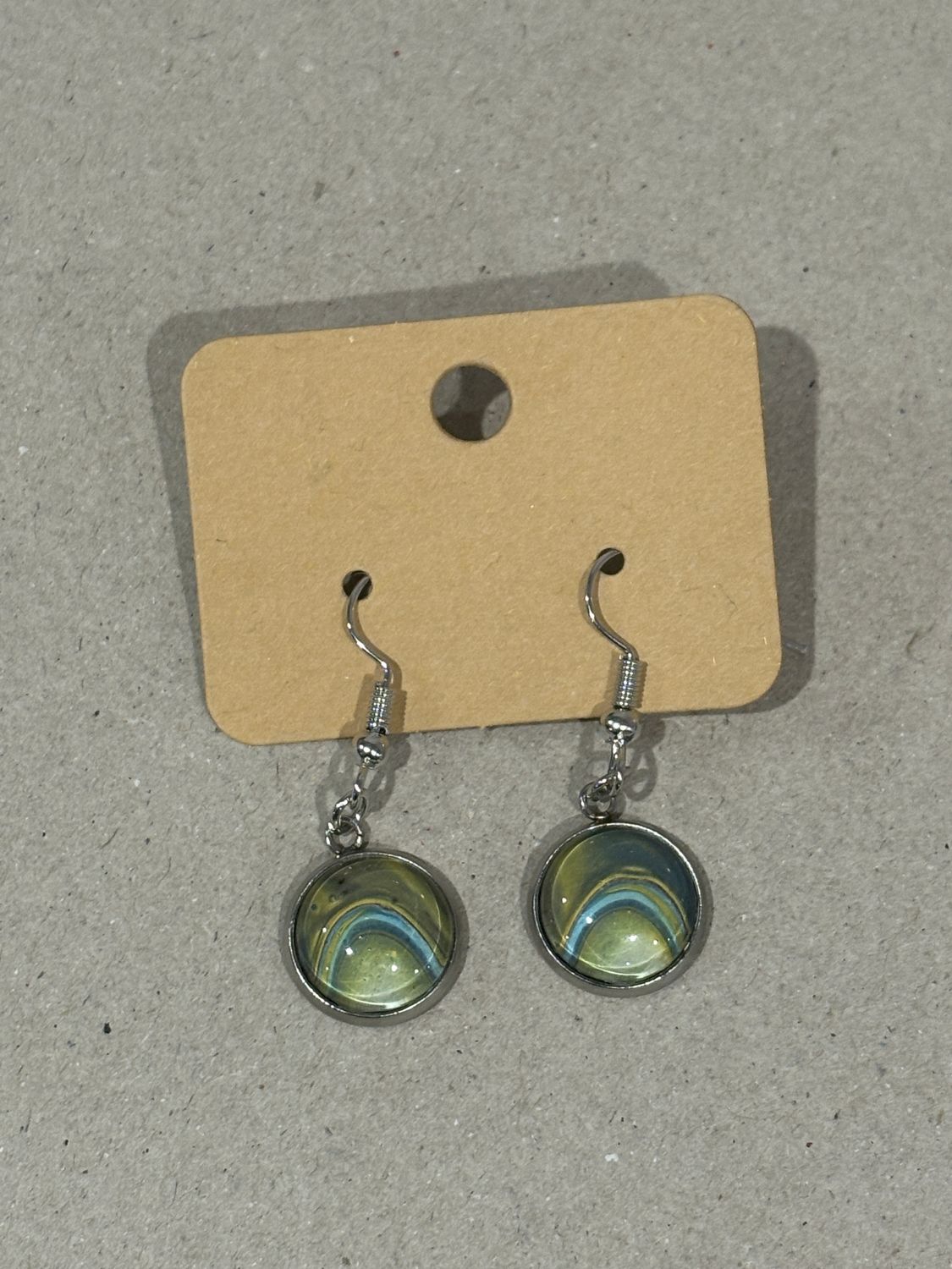 Earrings - Small Round Paint Skin