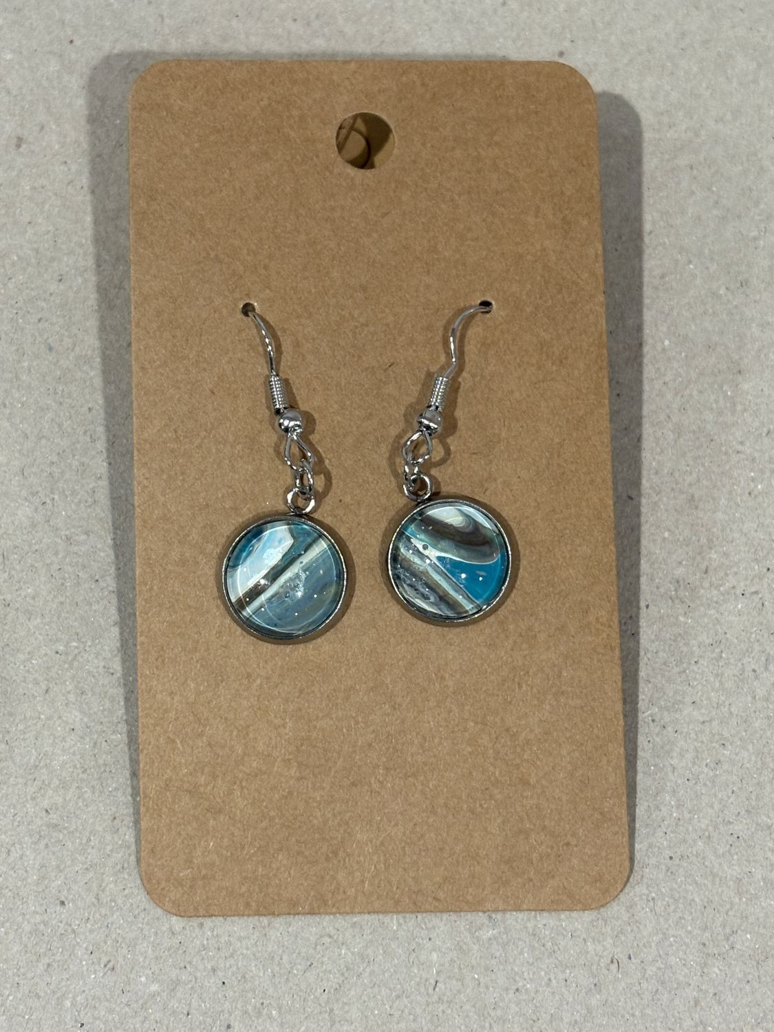 Earrings - Small Round Paint Skin