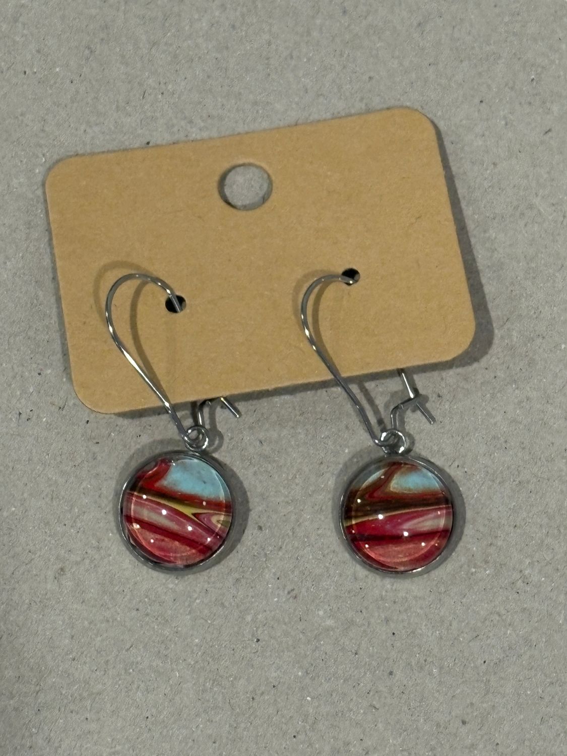 Earrings - Small Round Paint Skin