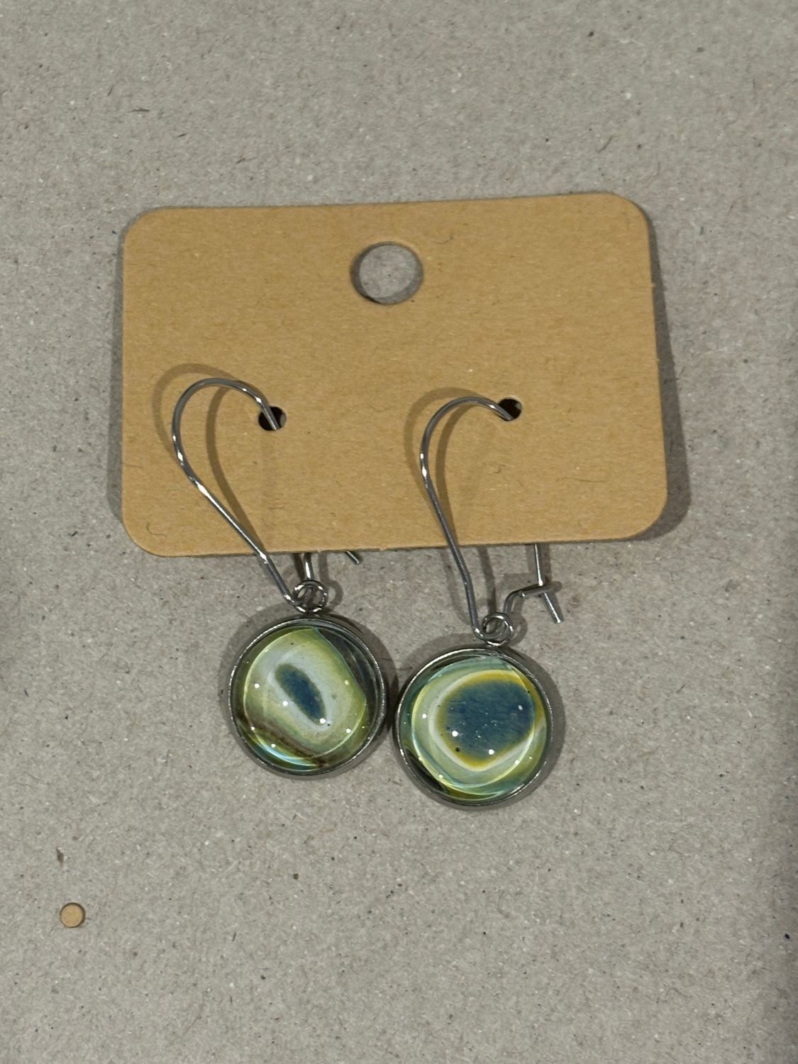 Earrings - Small Round Paint Skin