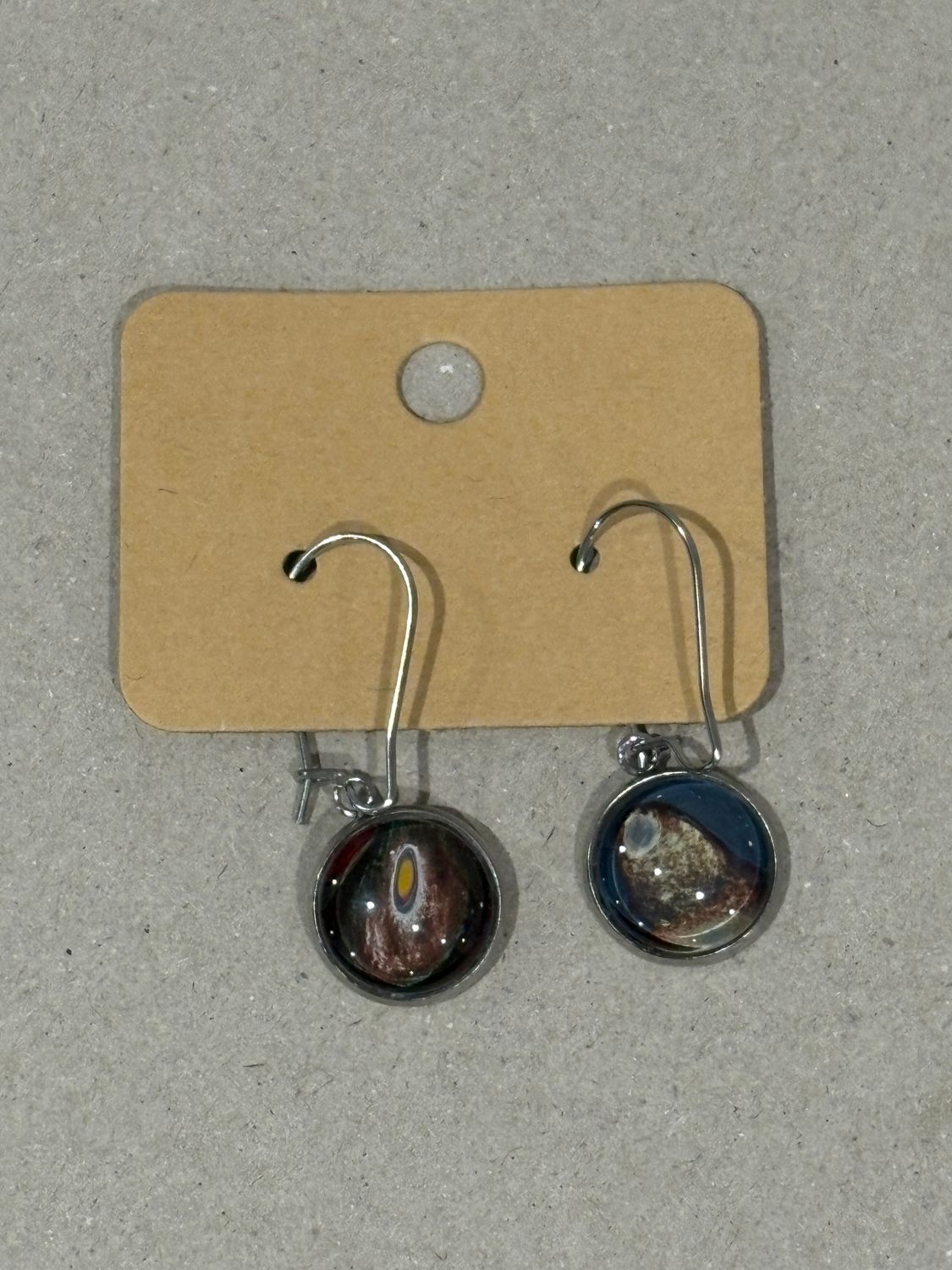 Earrings - Small Round Paint Skin