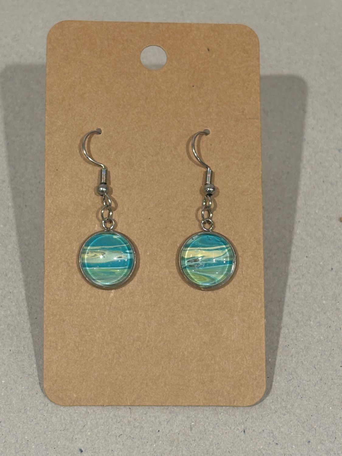 Earrings - Small Round Paint Skin