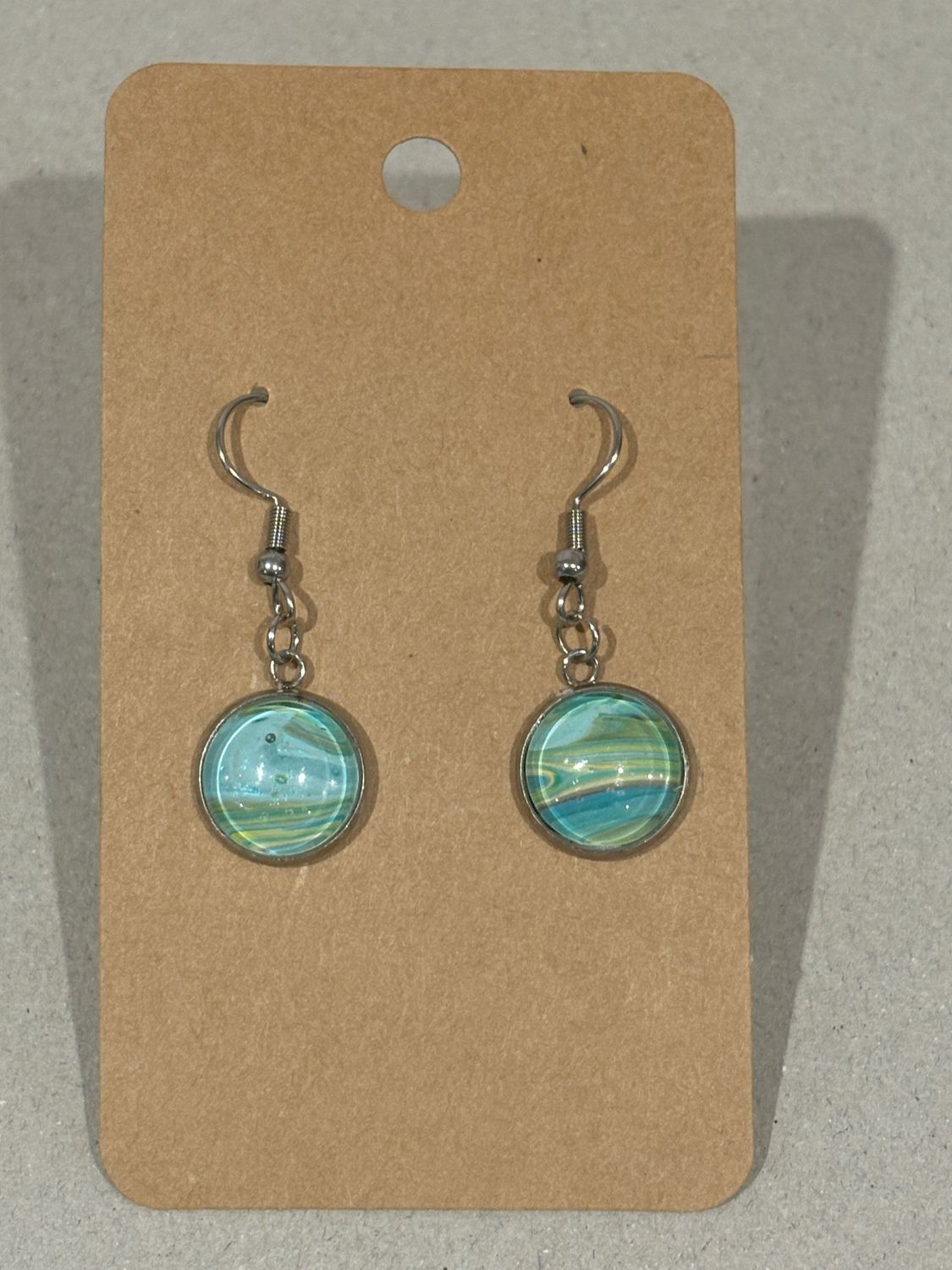 Earrings - Small Round Paint Skin