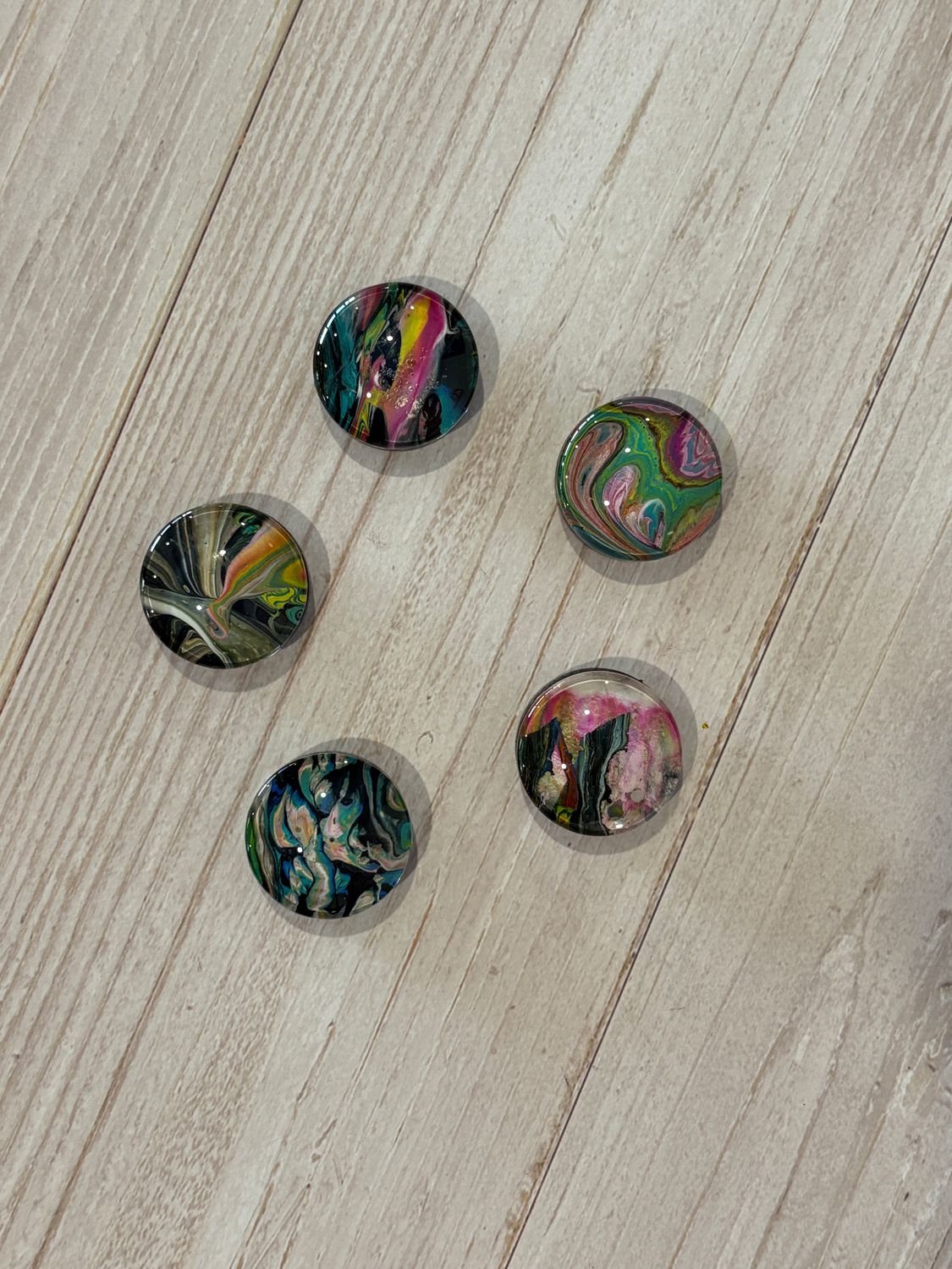 Handmade Unique Magnets X 5 (Set 57)