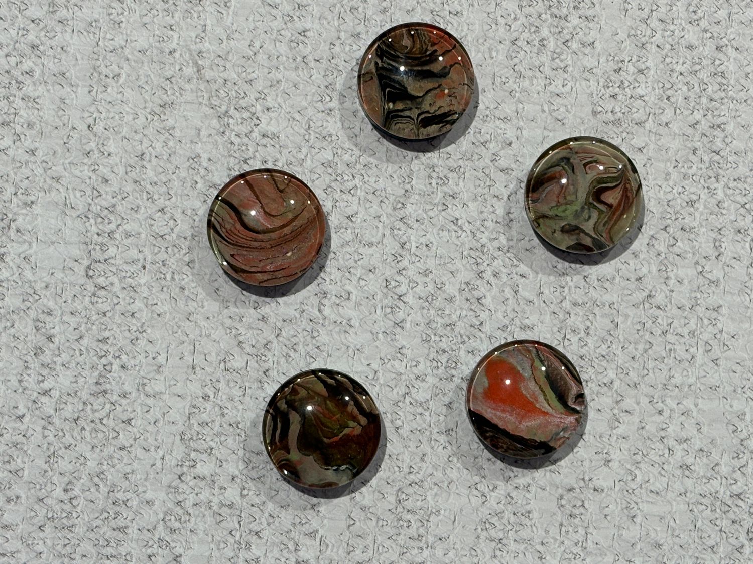 Handmade Unique Magnets X 5 (Set 60)