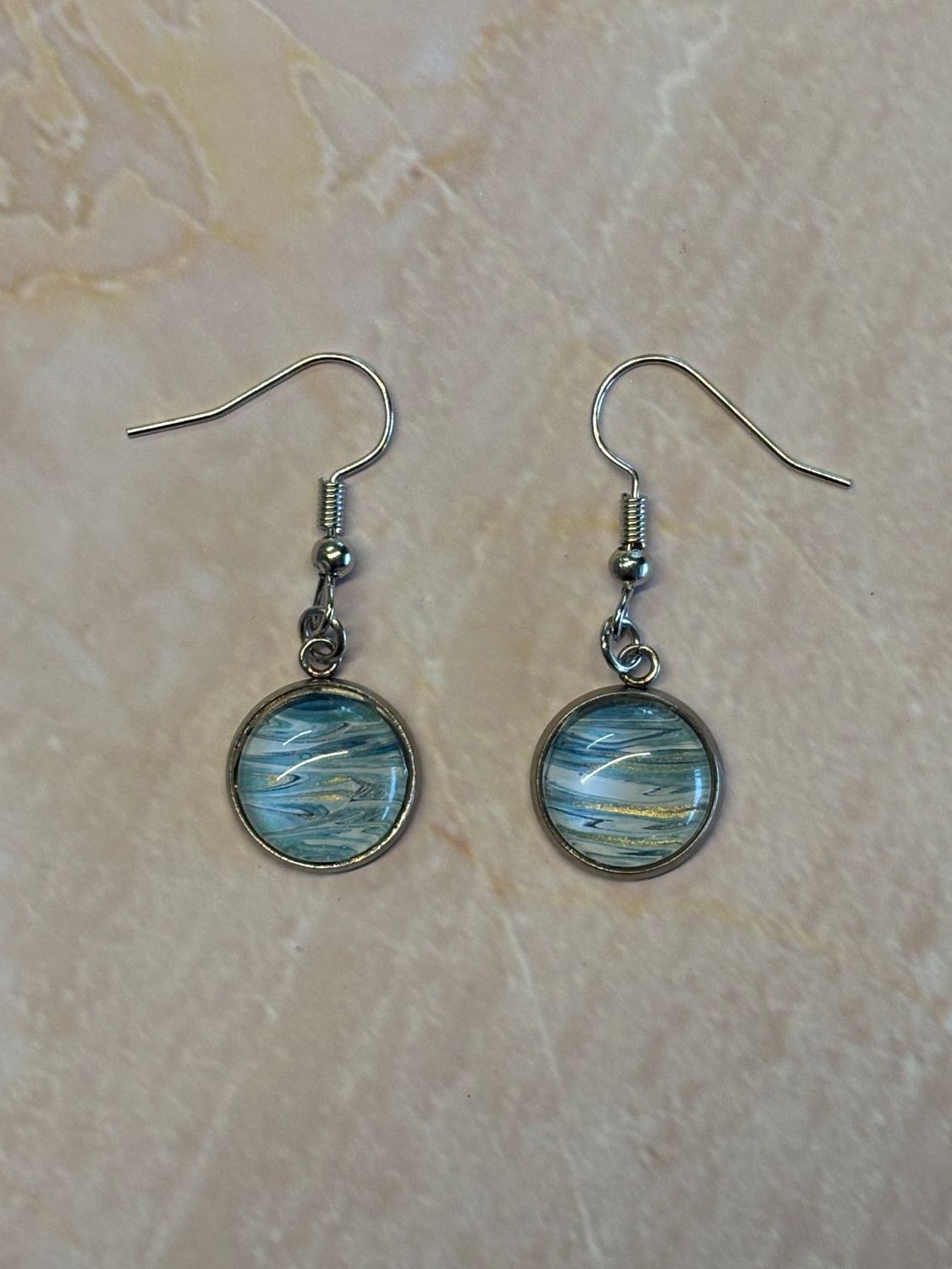 Earrings - Small Round Paint Skin