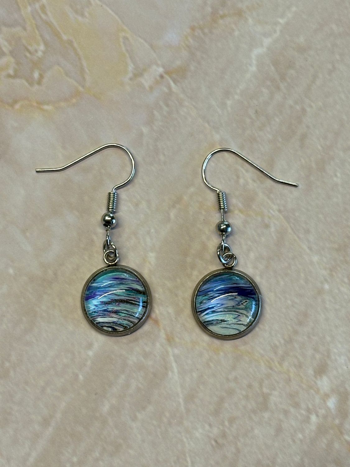Earrings - Small Round Paint Skin