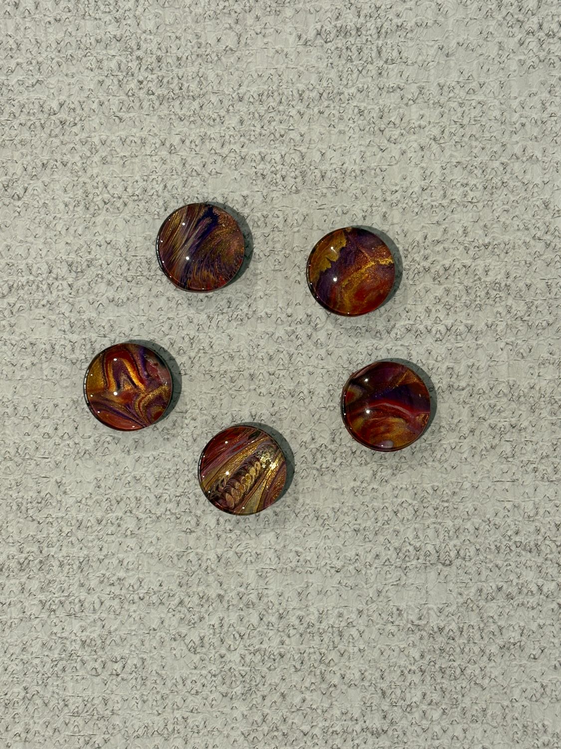 Handmade Unique Magnets X 5 (Set 81)