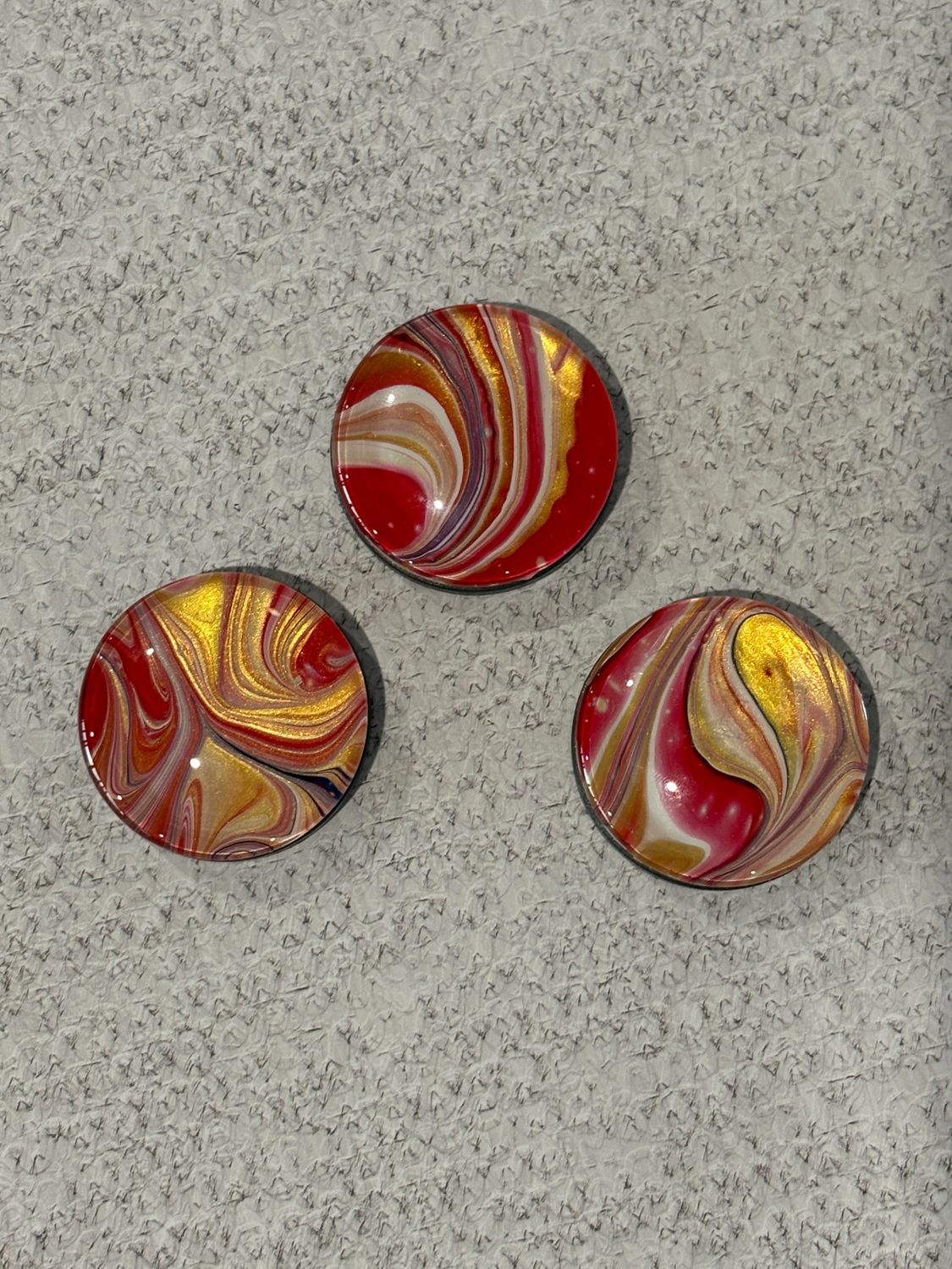 Handmade Unique Magnets X 3 LARGE (Set 85)