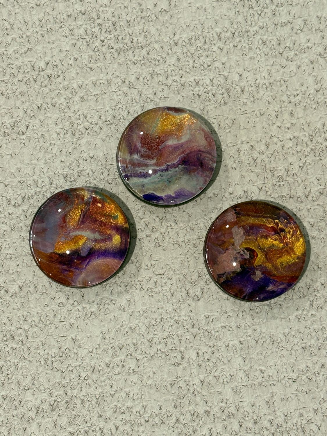 Handmade Unique Magnets X 3 LARGE (Set 86)