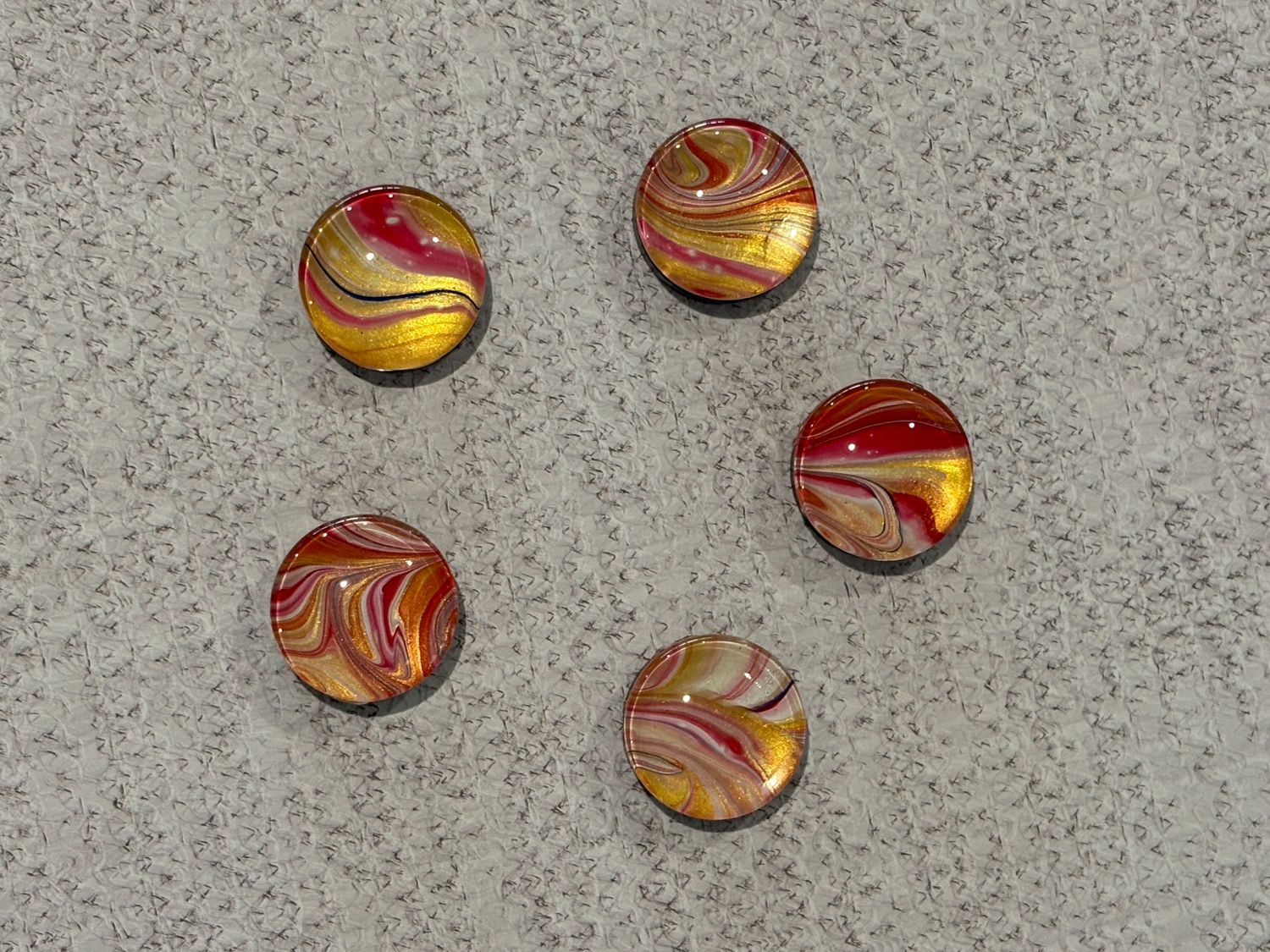 Handmade Unique Magnets X 5 (Set 83)