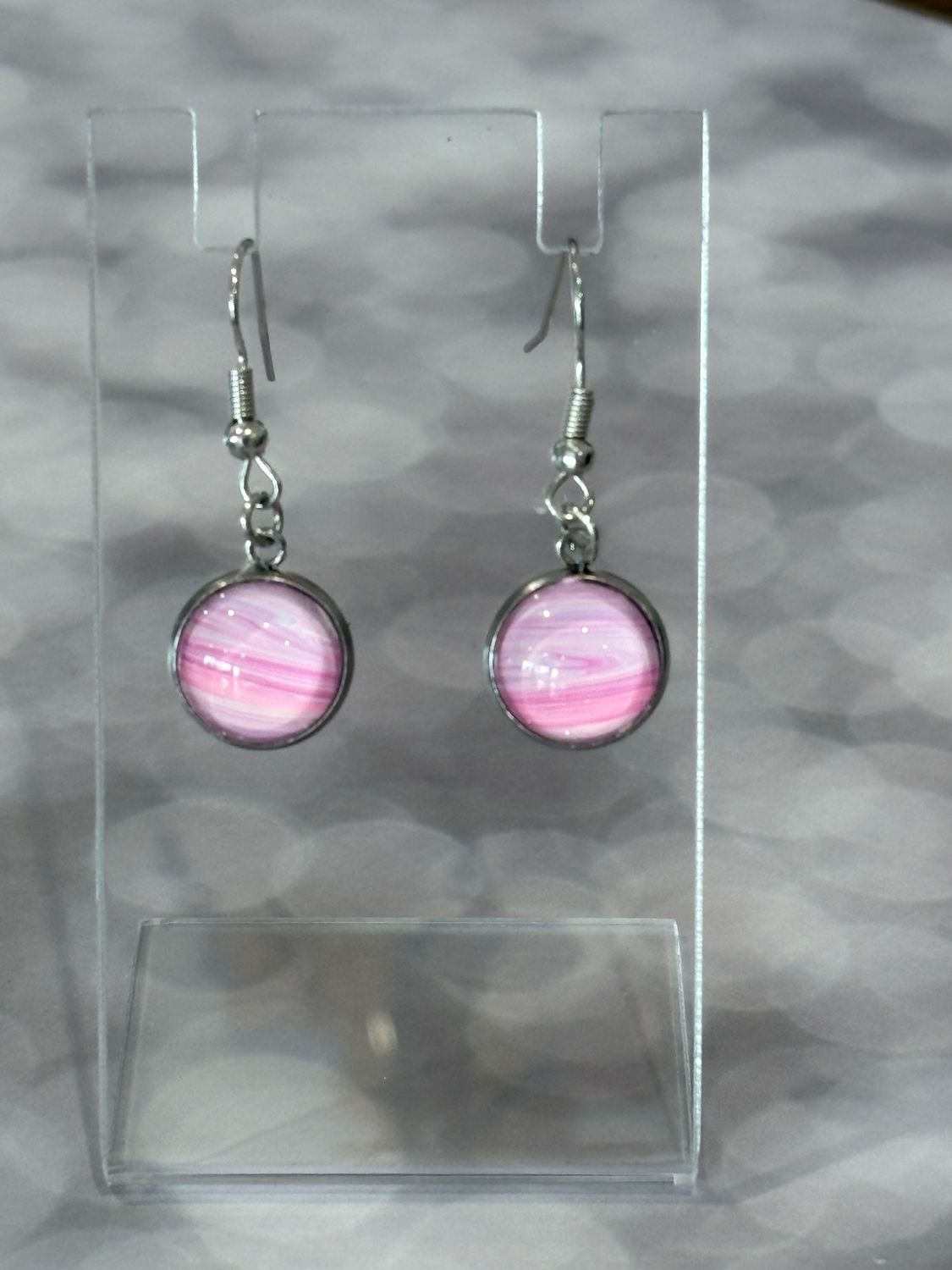 Earrings - Pink Paint Skin #9