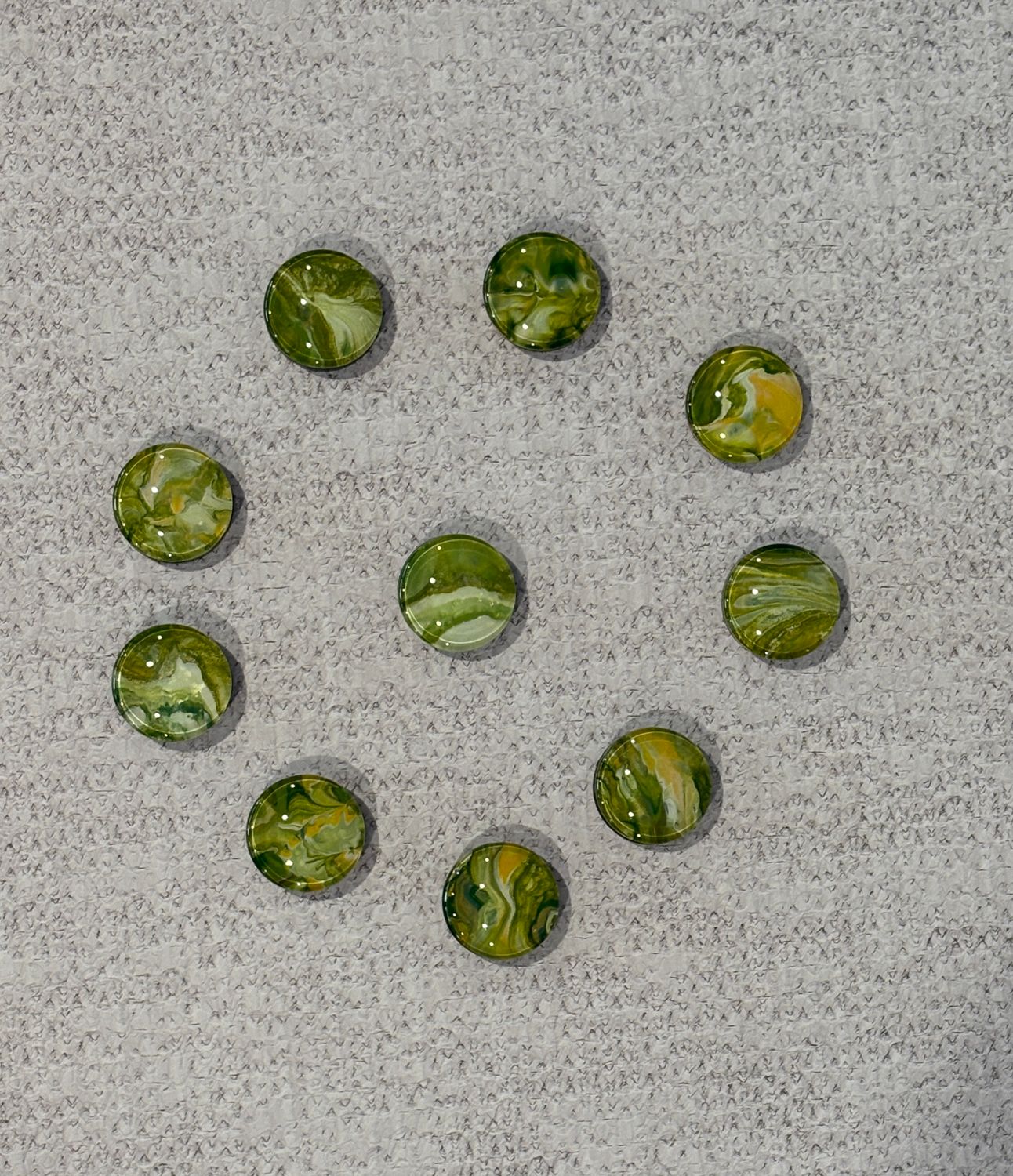 Handmade Unique Magnets X 10 (Set 93)