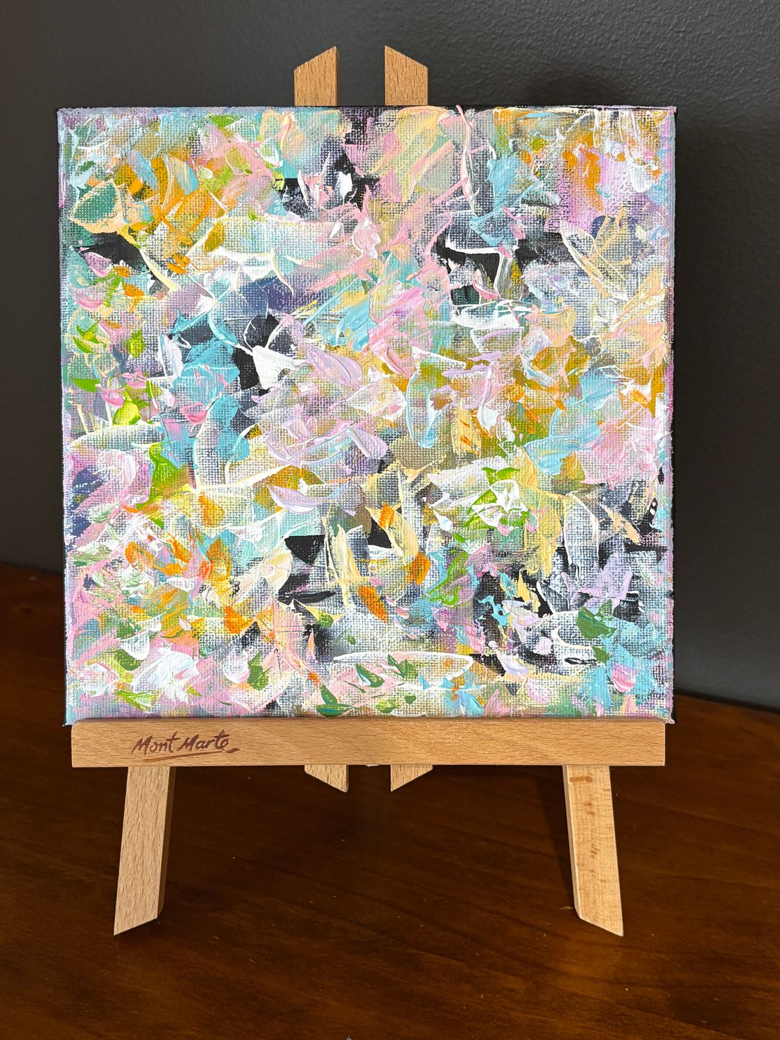 Abstract Floral 1 + Display Easel