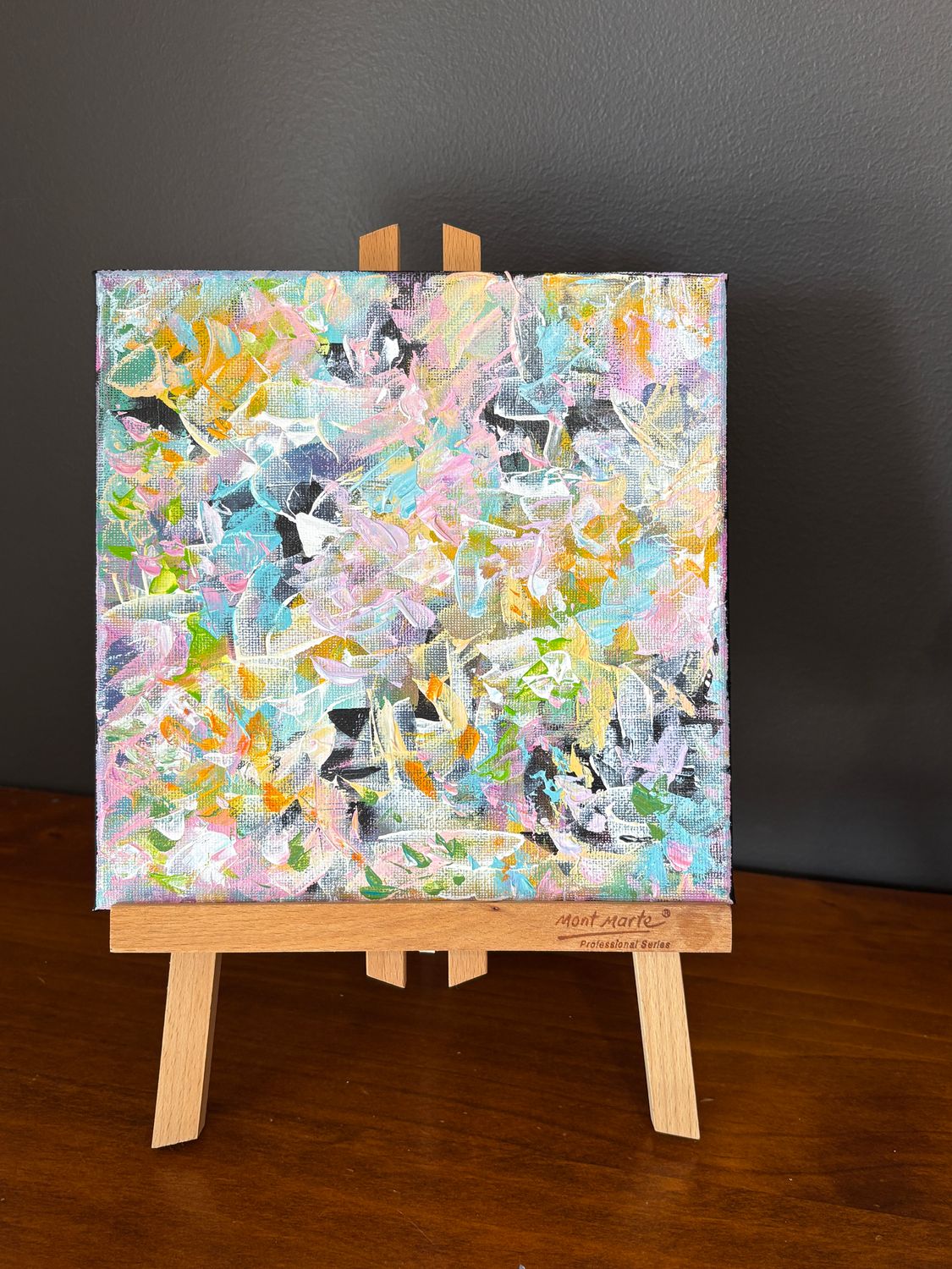 Abstract Floral 1 + Display Easel