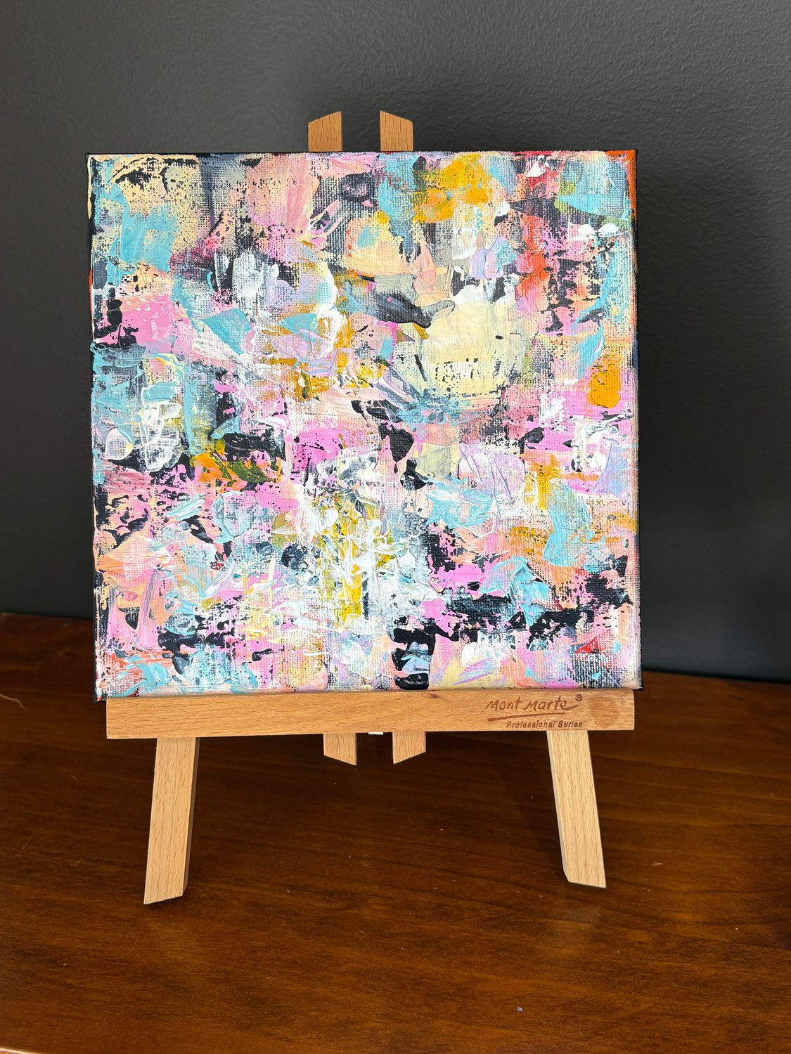Abstract Floral 2 + Display Easel
