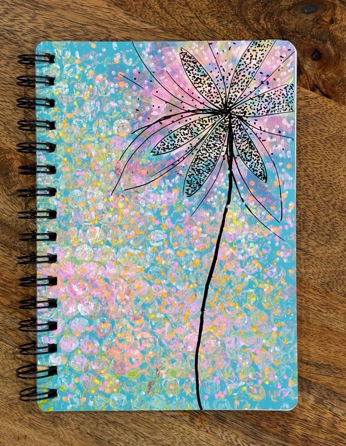 Visual Art Diary A5 120 Page (Aqua 1)