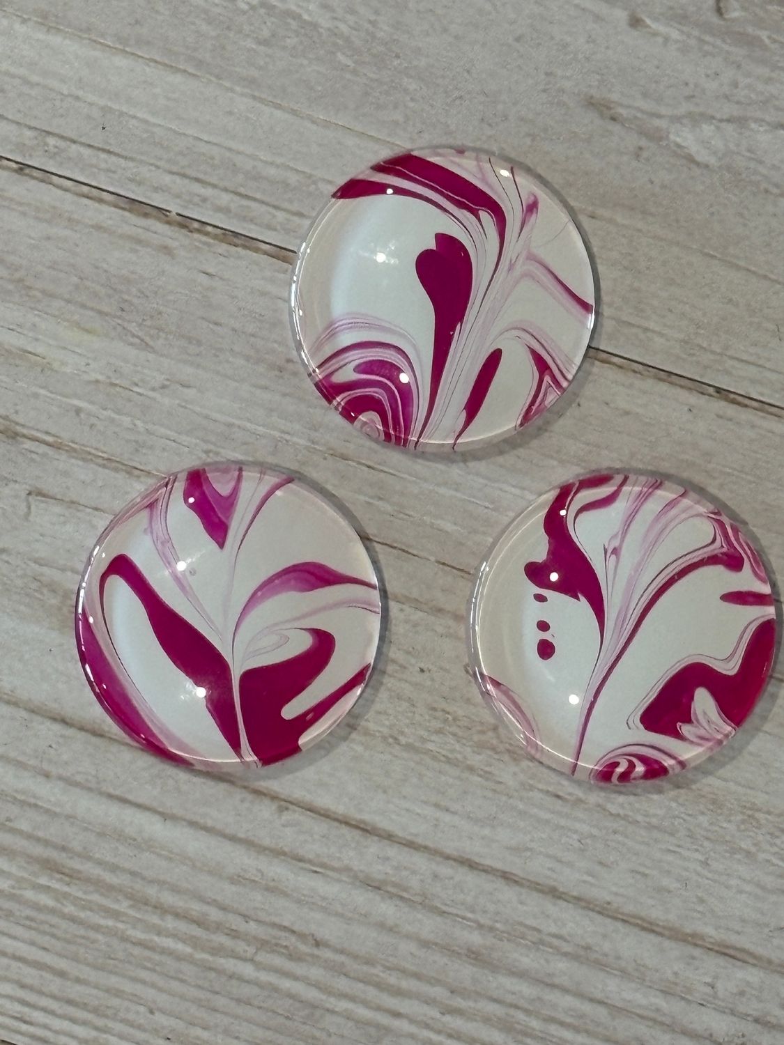 Handmade Unique Magnets X 3 LARGE (Set 122)
