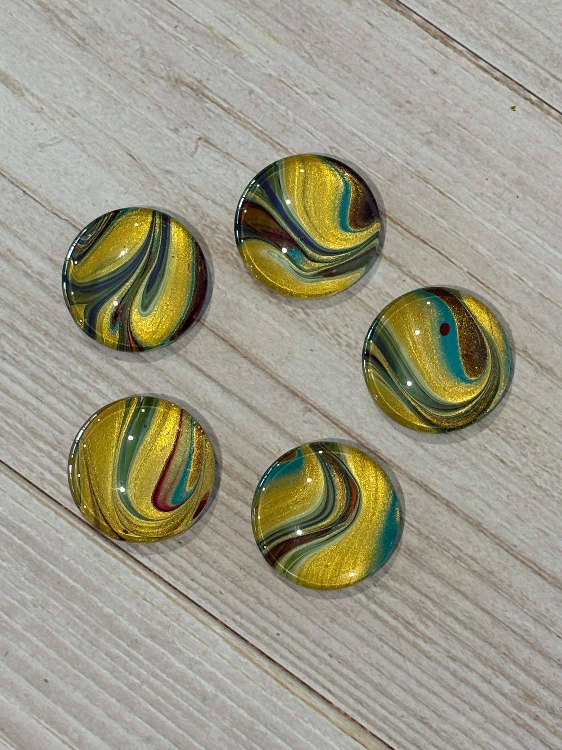 Handmade Unique Magnets X 5 (Set 108)