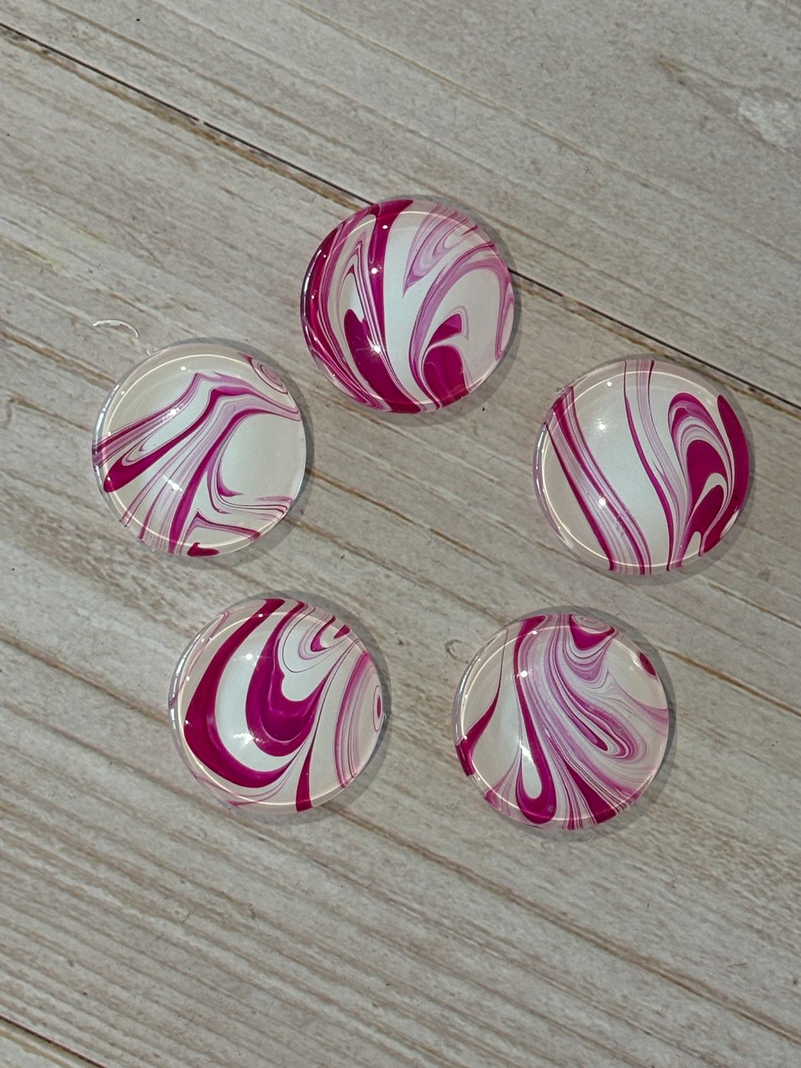 Handmade Unique Magnets X 5 (Set 115)