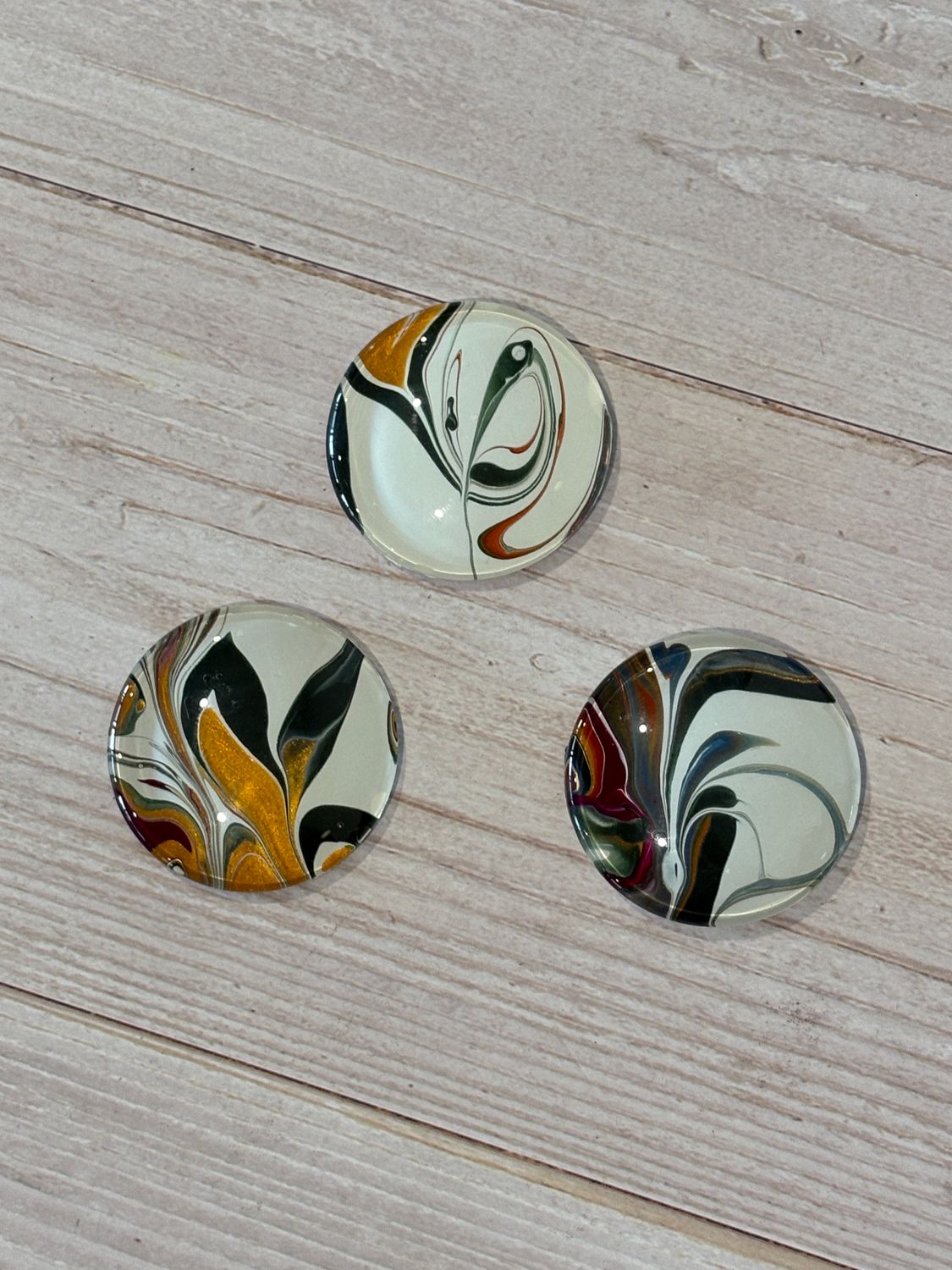 Handmade Unique Magnets X 3 LARGE (Set 123)