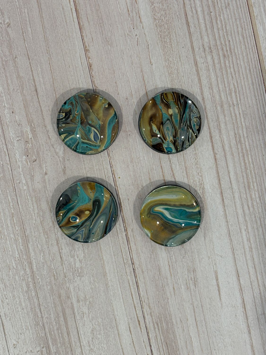 Handmade Unique Magnets X 4 LARGE (Set 43)