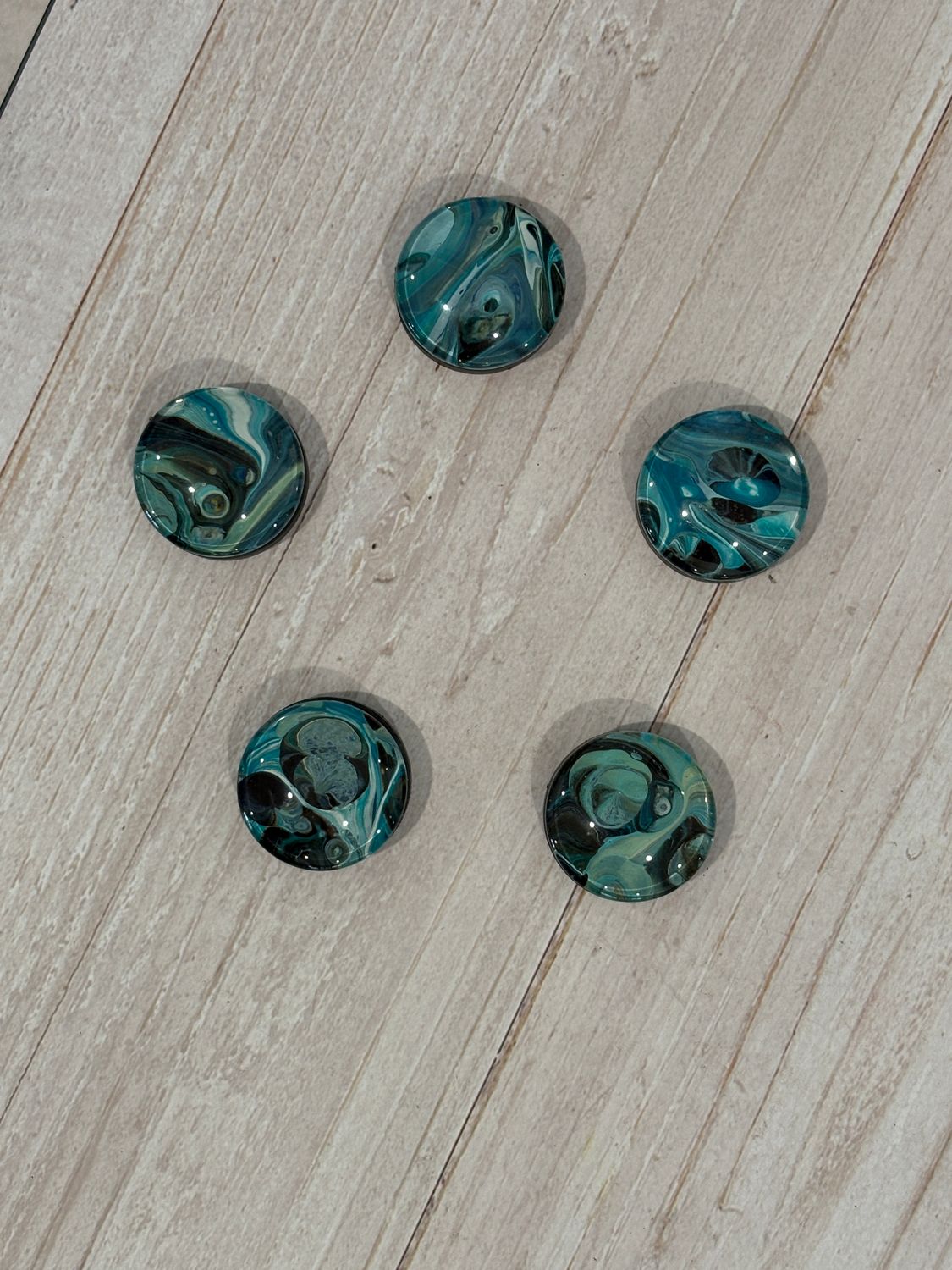 Handmade Unique Magnets X 5 (Set 45)