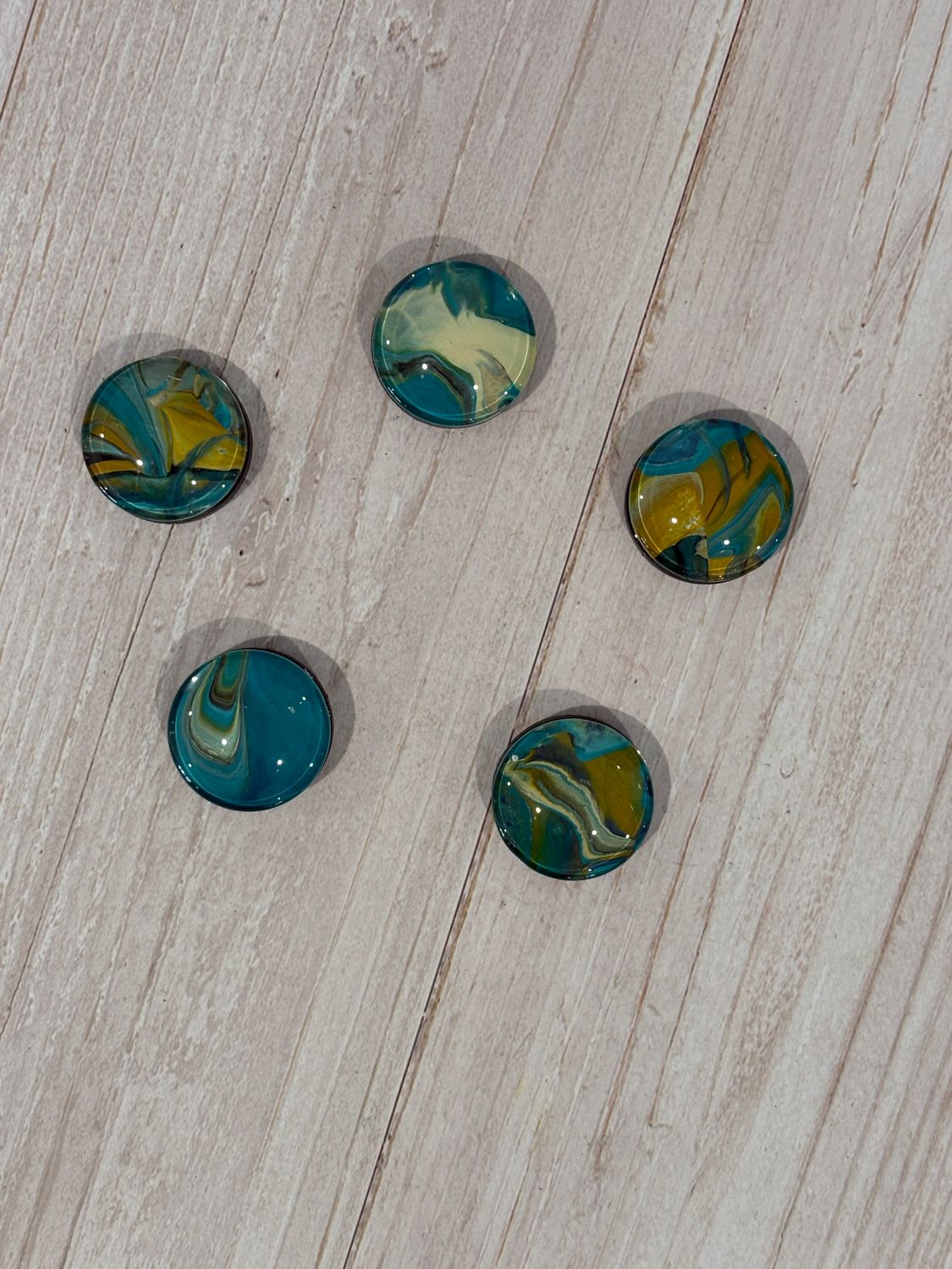 Handmade Unique Magnets X 5 (Set 47)