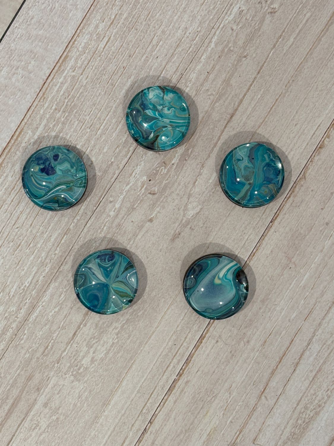 Handmade Unique Magnets X 5 (Set 49)