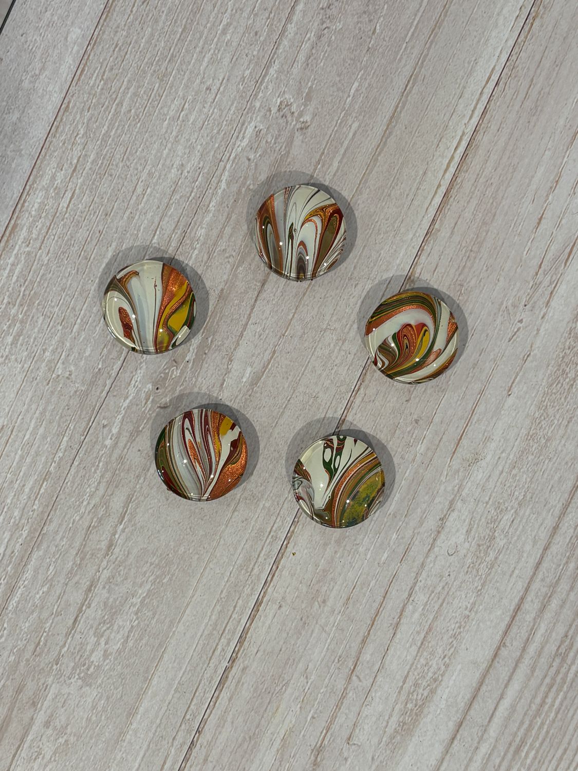 Handmade Unique Magnets X 5 (Set 44)