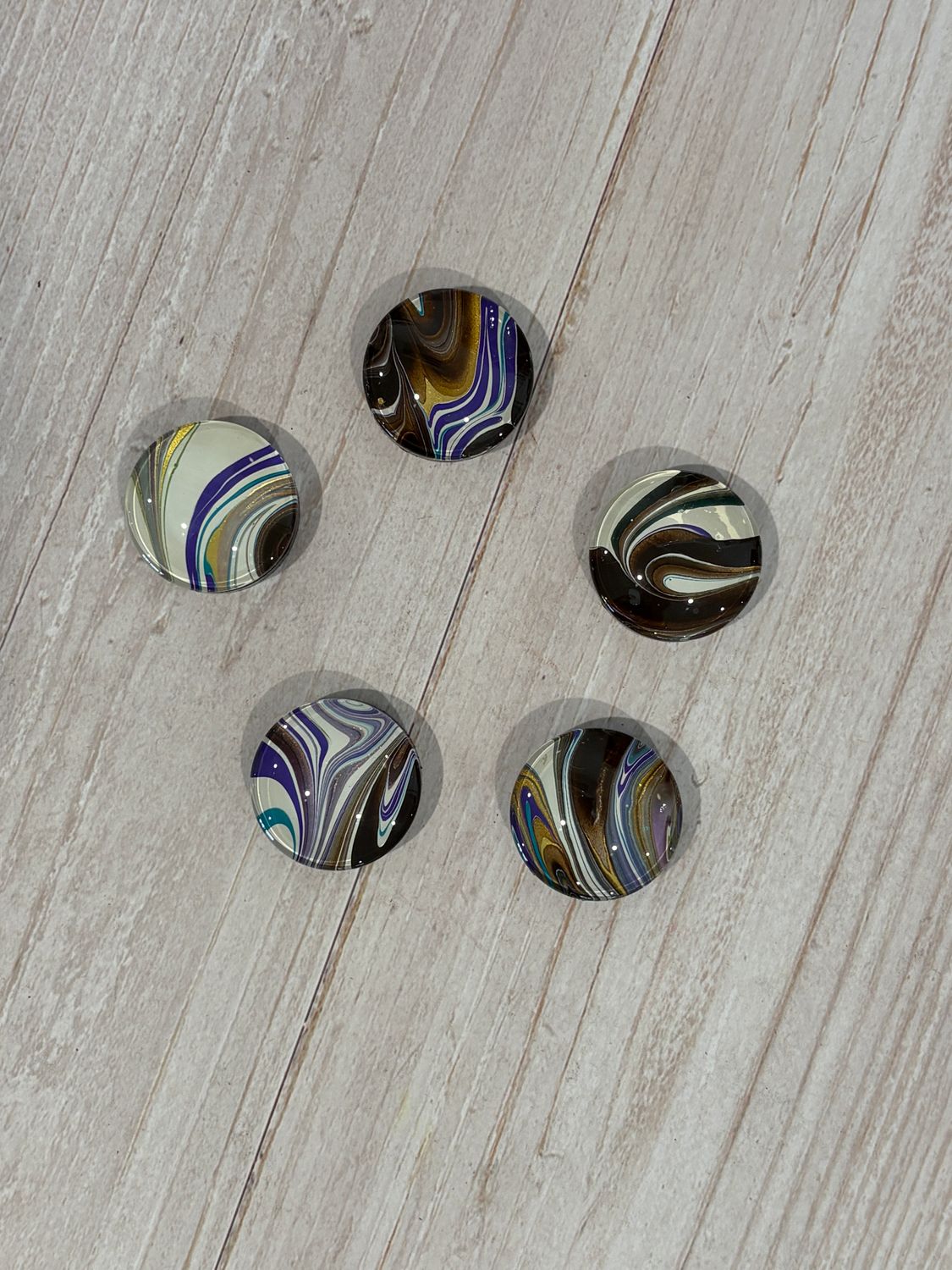 Handmade Unique Magnets X 5 (Set 46)
