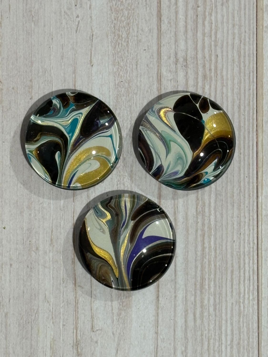 Handmade Unique Magnets X 3 LARGE (Set 62)