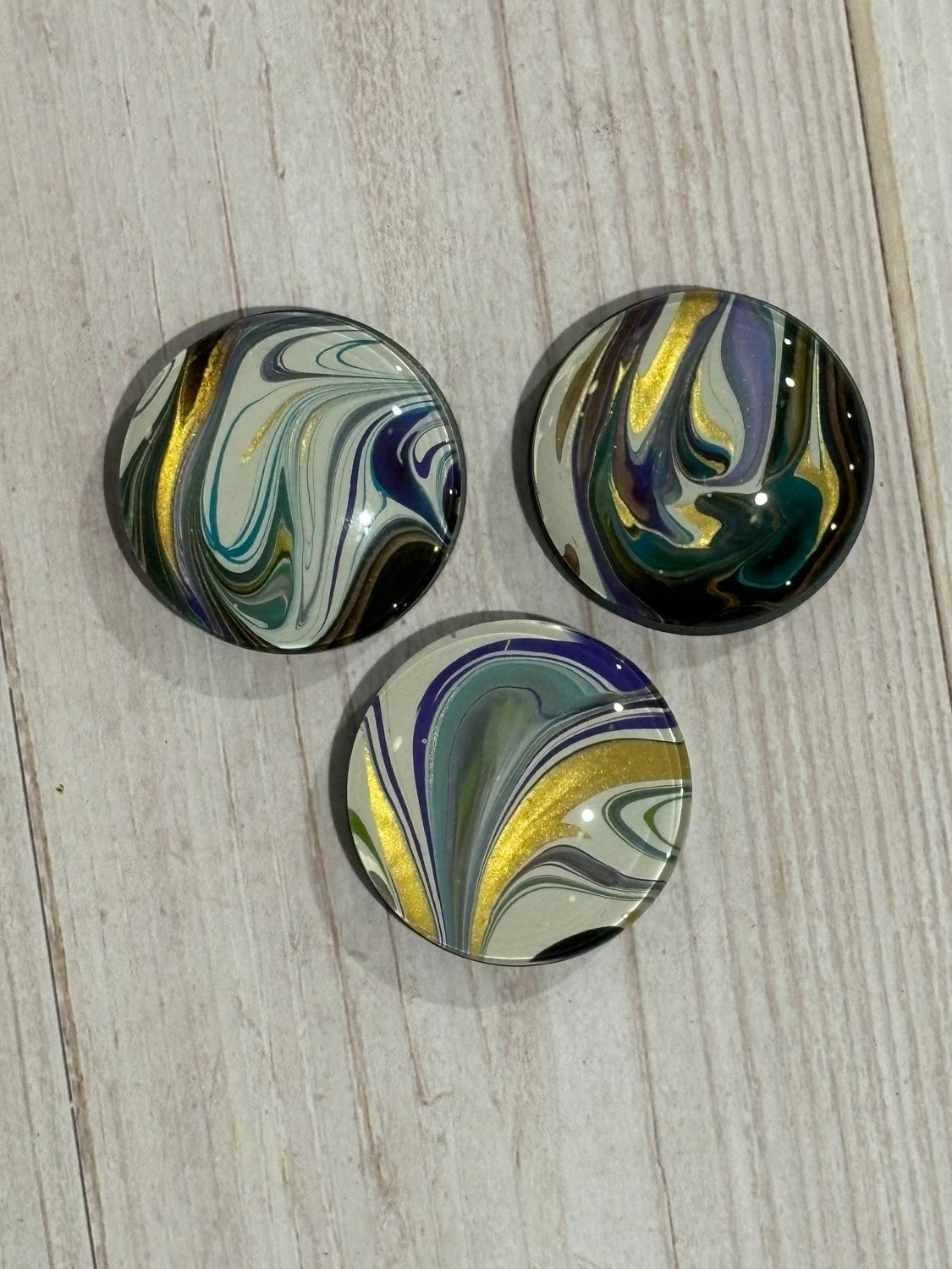 Handmade Unique Magnets X 3 LARGE (Set 71)