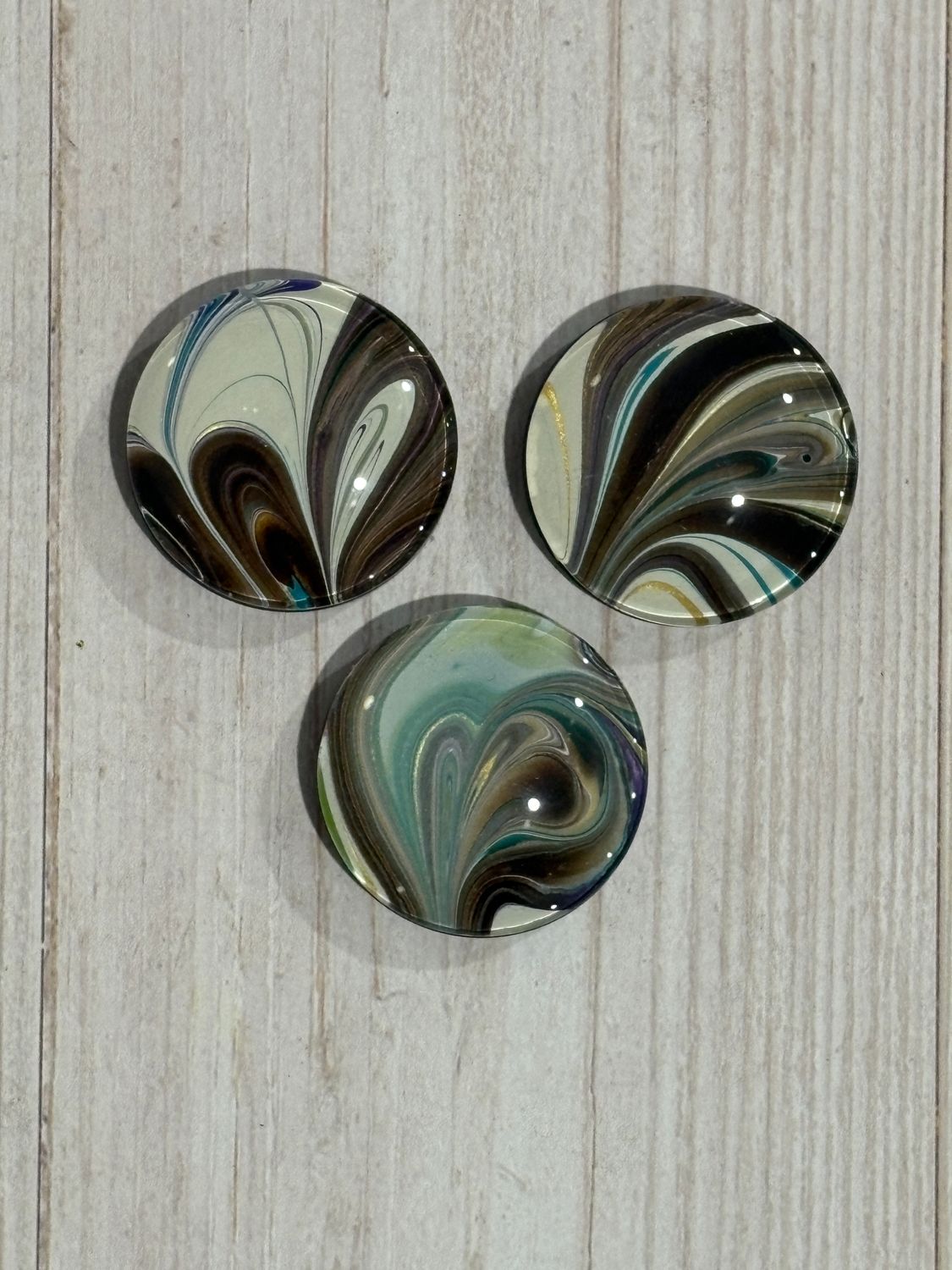 Handmade Unique Magnets X 3 LARGE (Set 69)
