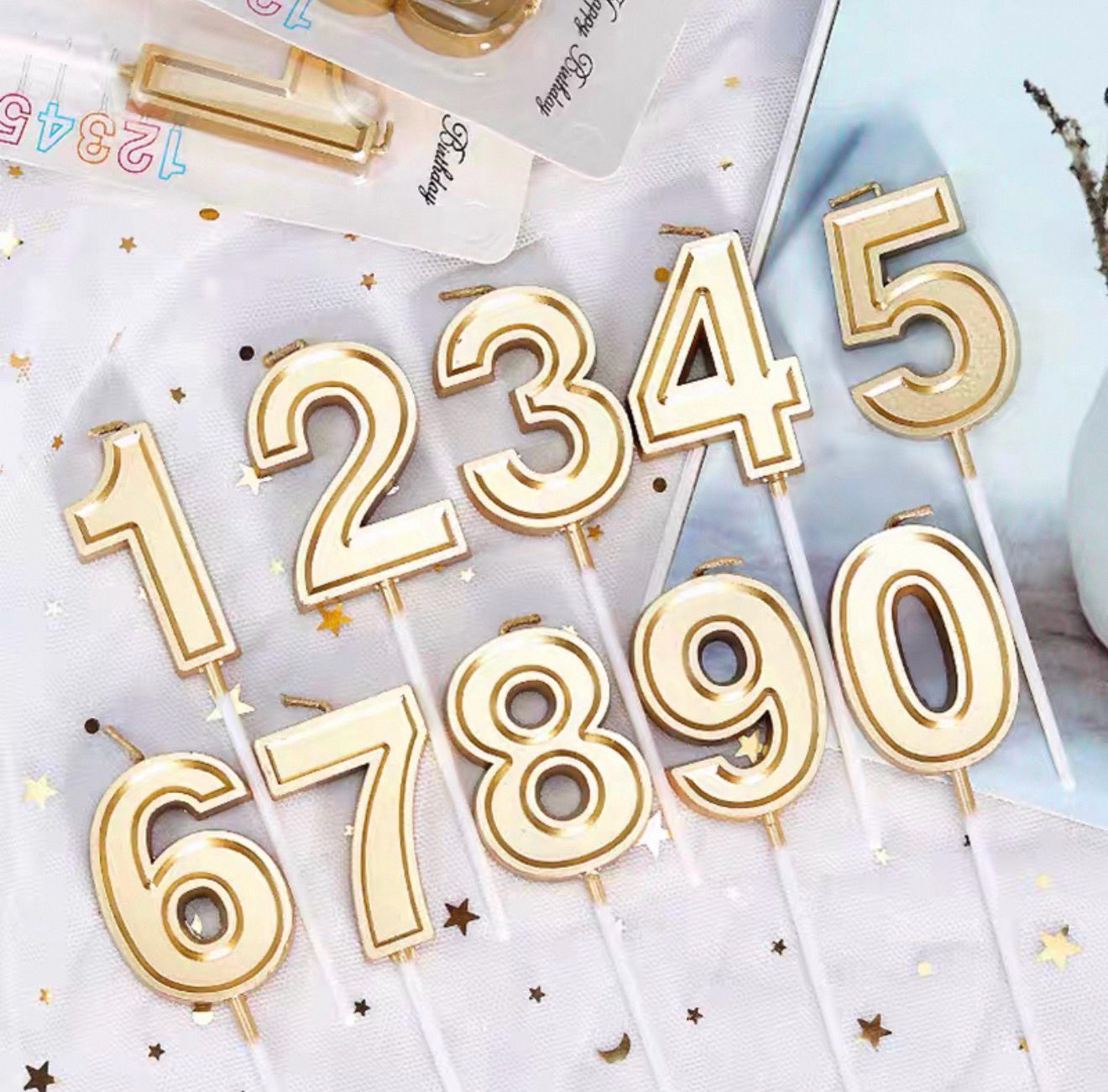 HBD Candles Numbers