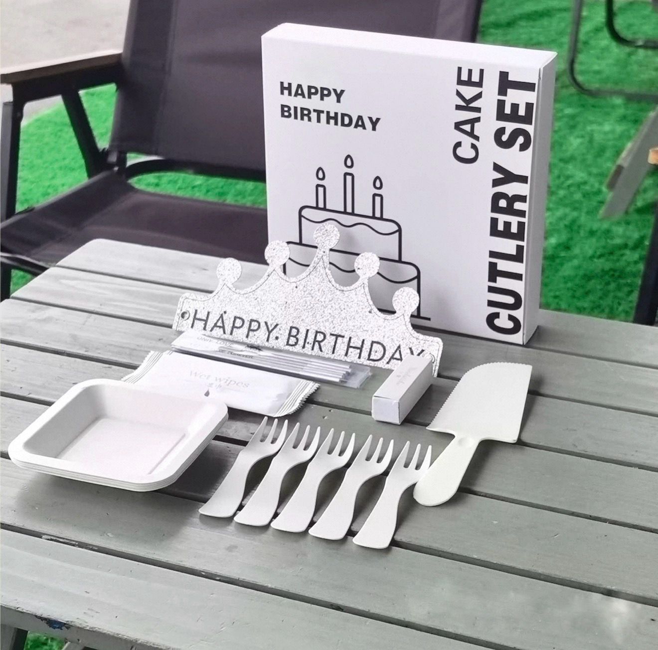 Happy Birthday Cutlery Party Set