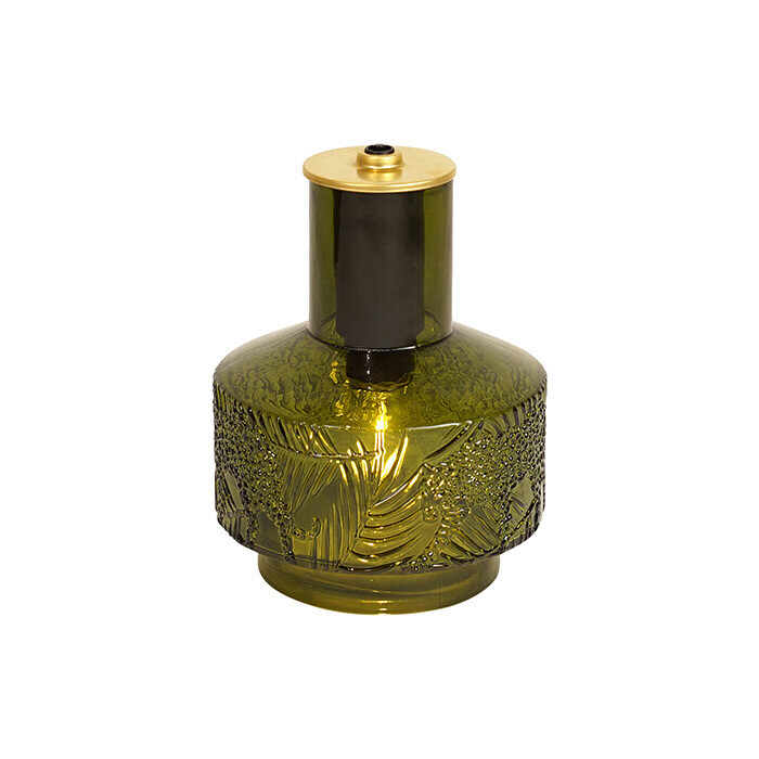 Quist LED Green Gold Bottle Lamp Sml