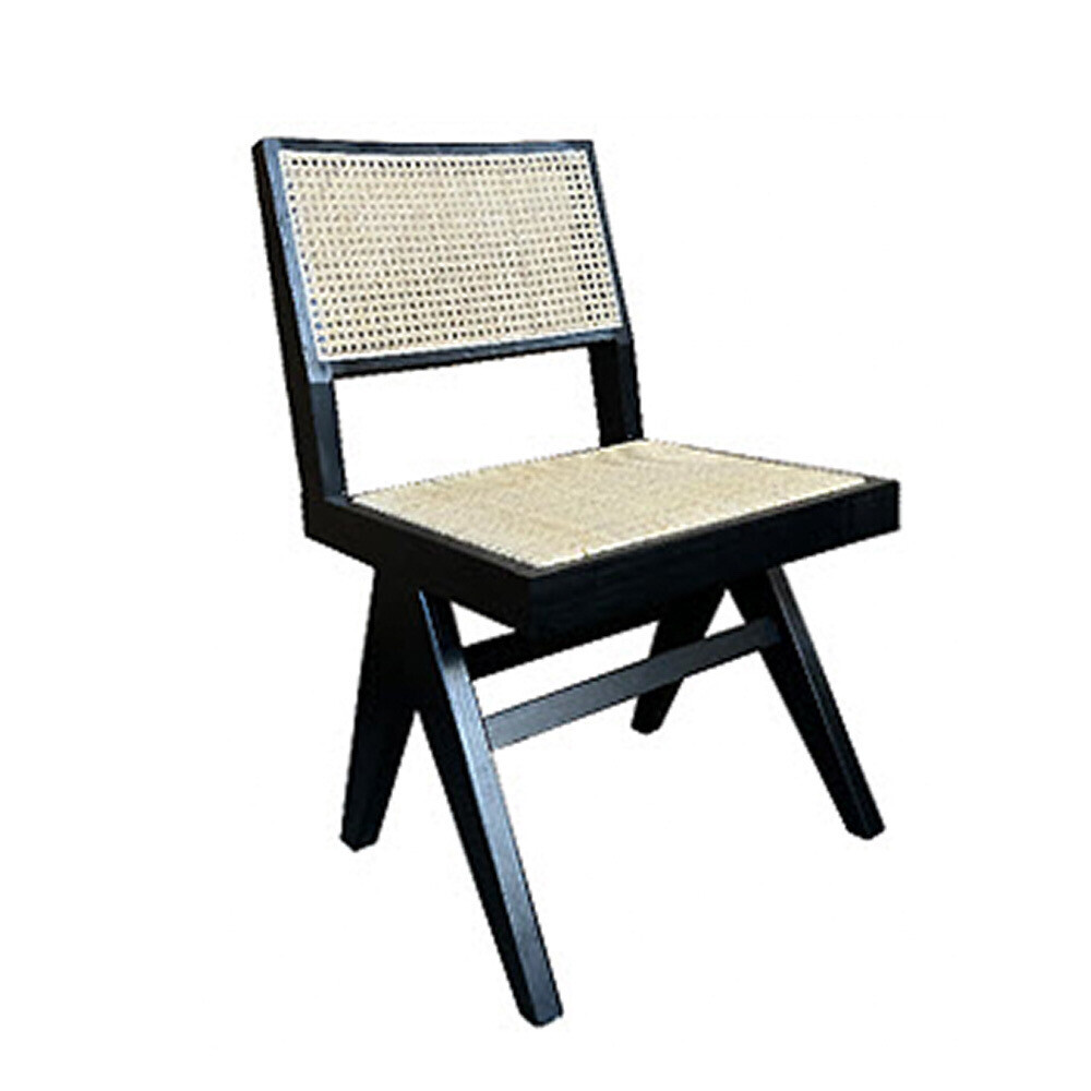 Rattan Dining Chair Black